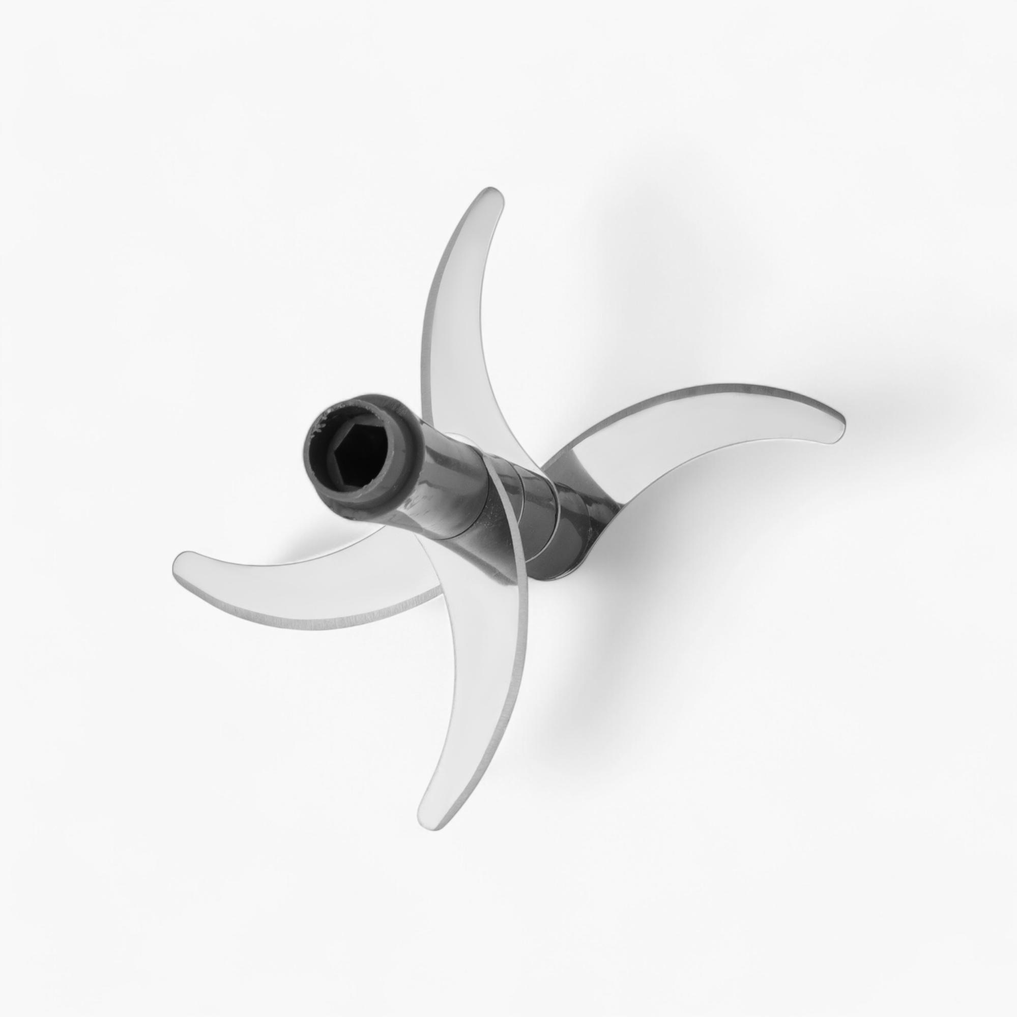 Push Chopper with 4-Tier Stainless Steel Blades - 900 ml-household-appliances-kitchenappliances-foodprocessors-image-7
