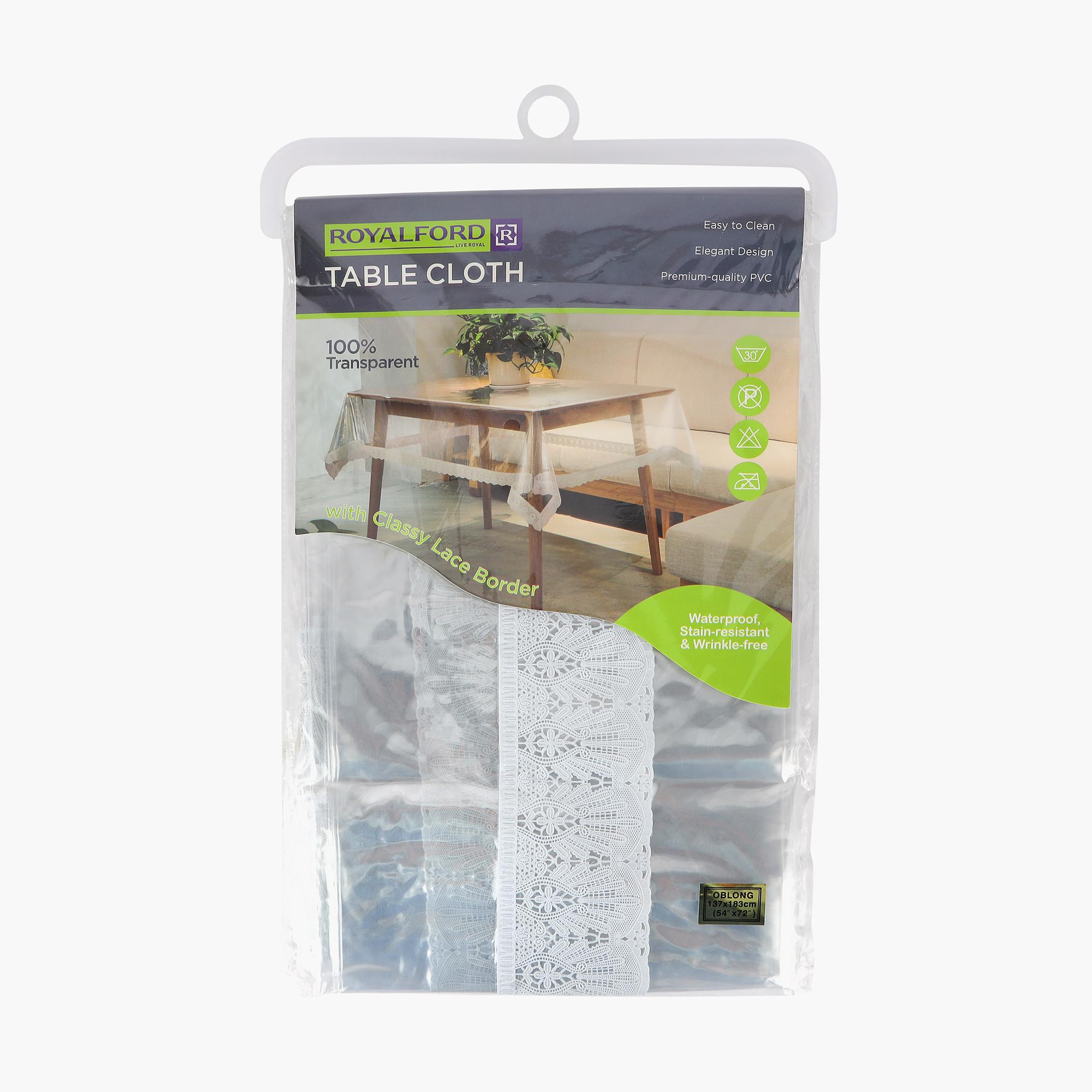 مفرش طاولة بحواف دانتيل من رويال فورد - 54×72 سم-household-kitchen-kitchenorganising-countertoporganising-image-4