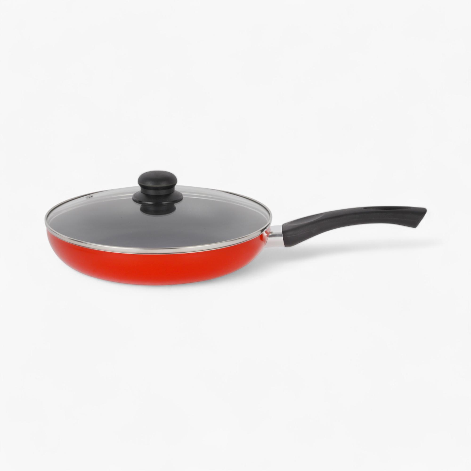 مقلاة ألومنيوم غير لاصقة مع غطاء زجاج مقسّى من رويال فورد - 20 سم-household-kitchen-cookware-potsandpans-image-12
