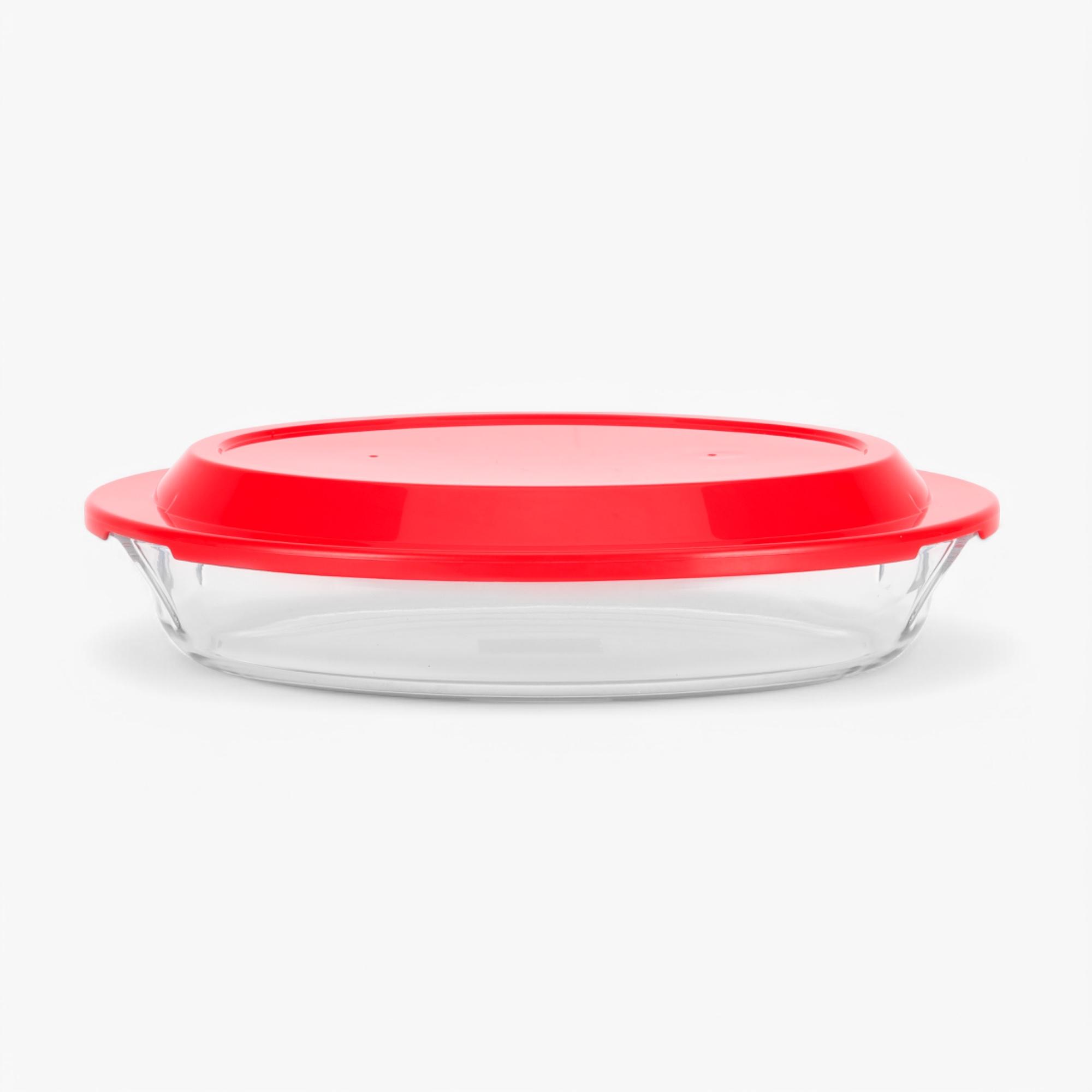Glass Baking Dish with Lid - 1.4 L-household-kitchen-bakeware-bakingdishes-image-1