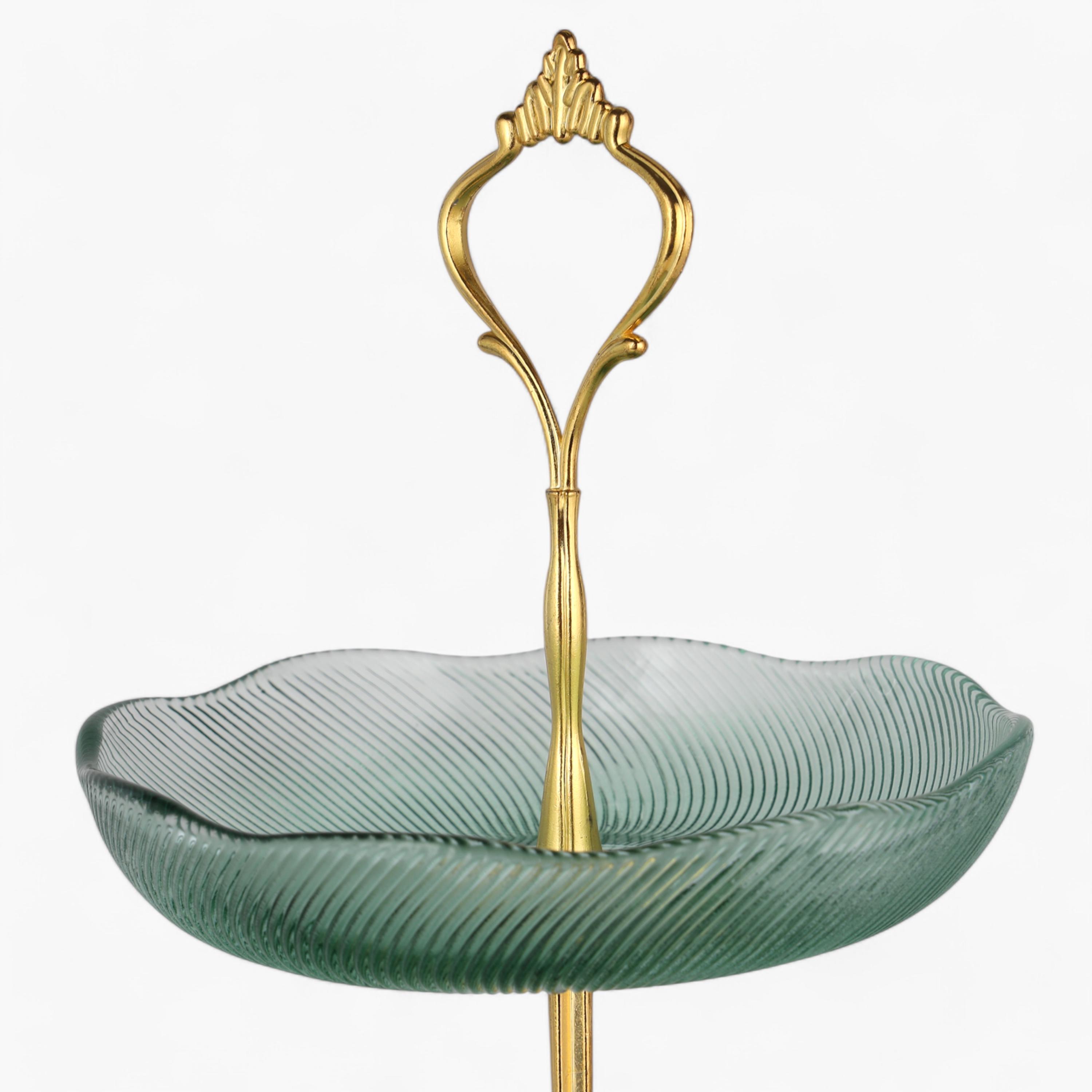 Textured 3-Tier Candy Tray with Stand-household-dining-serveware-cakestands-image-2