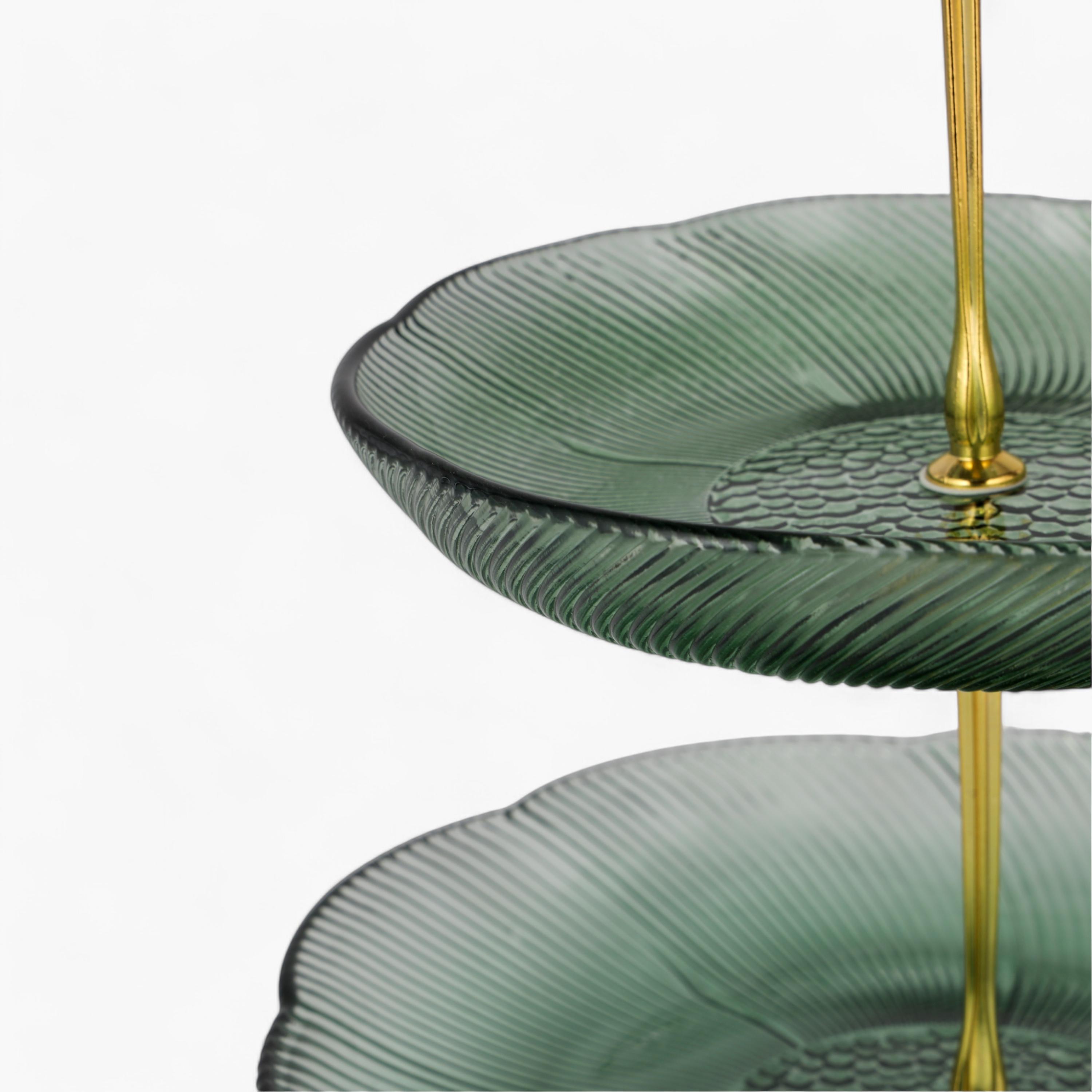 Textured 3-Tier Candy Tray with Stand-household-dining-serveware-cakestands-image-4