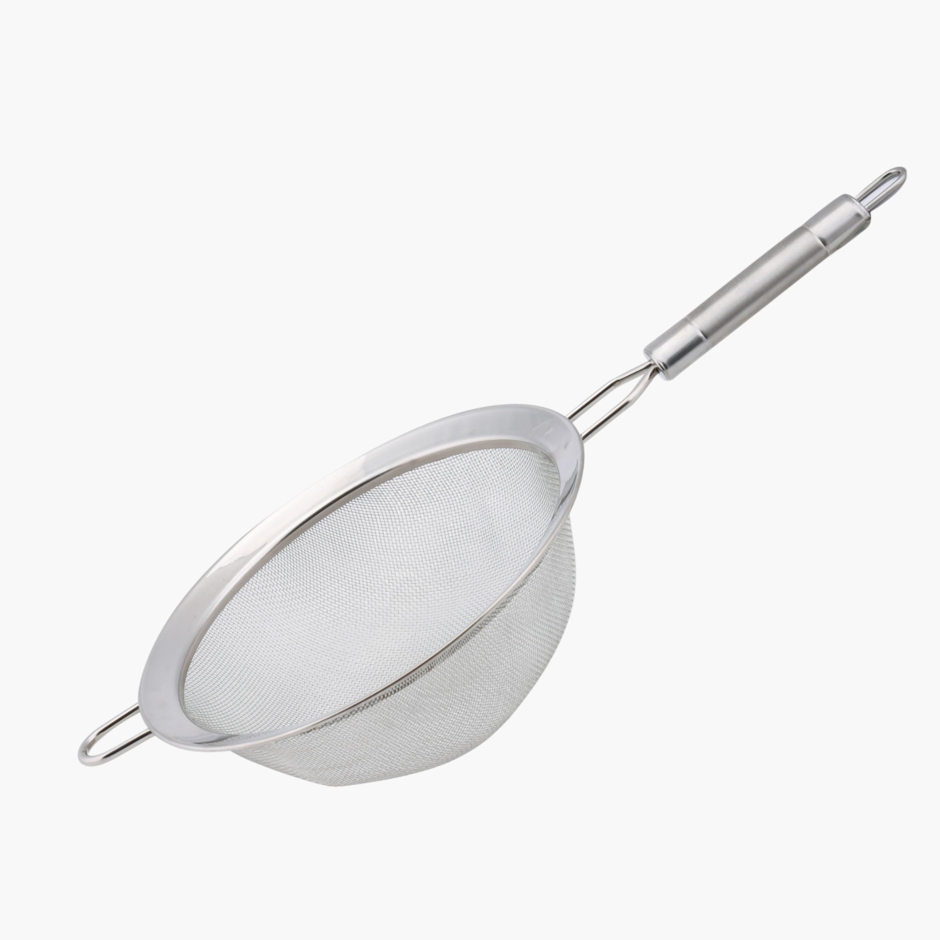 Stainless Steel Strainer - 20 cms-household-kitchen-kitchentoolsandutensils-colandersandstrainers-image-2