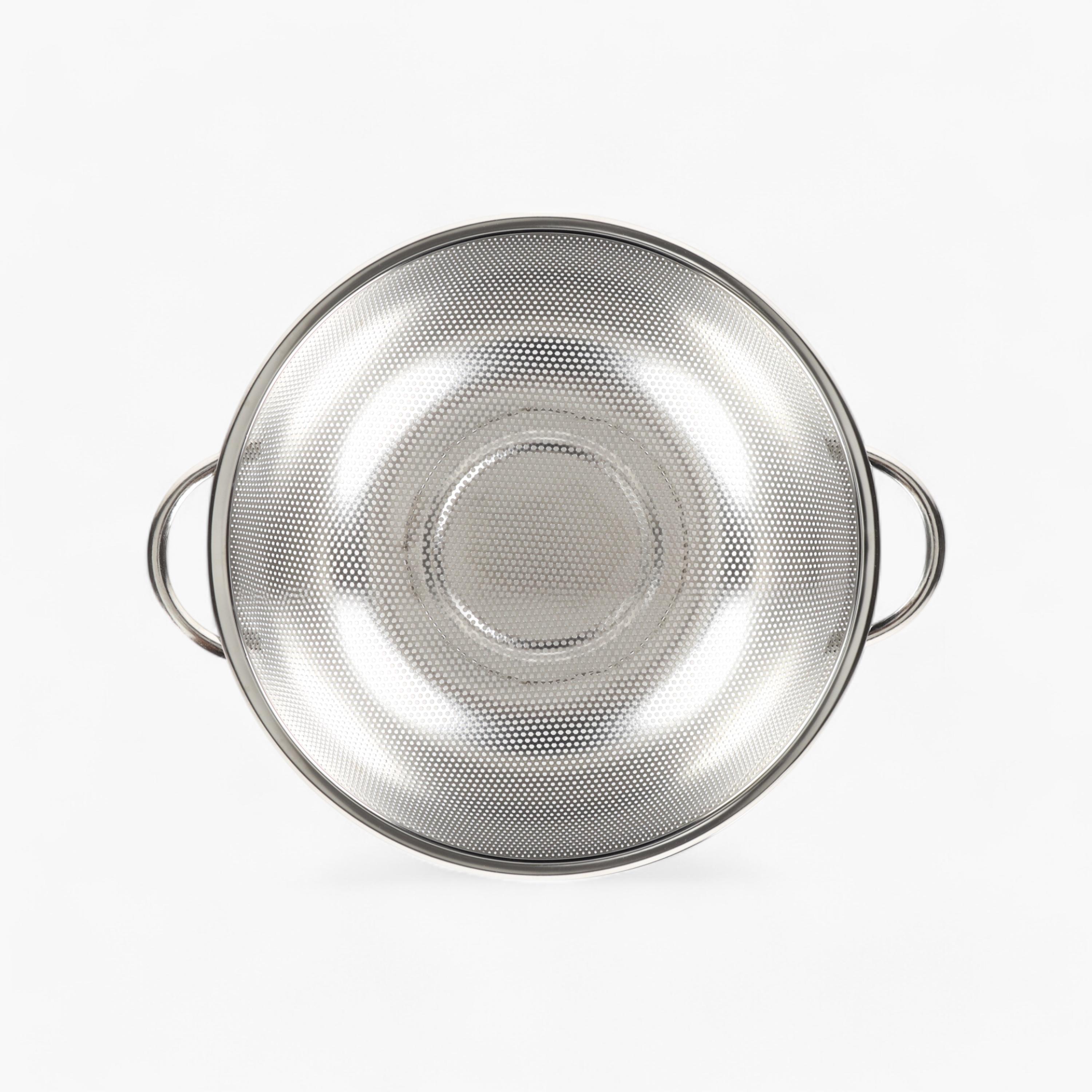 Stainless Steel Strainer Basket - 28 cms-household-kitchen-kitchentoolsandutensils-colandersandstrainers-image-5