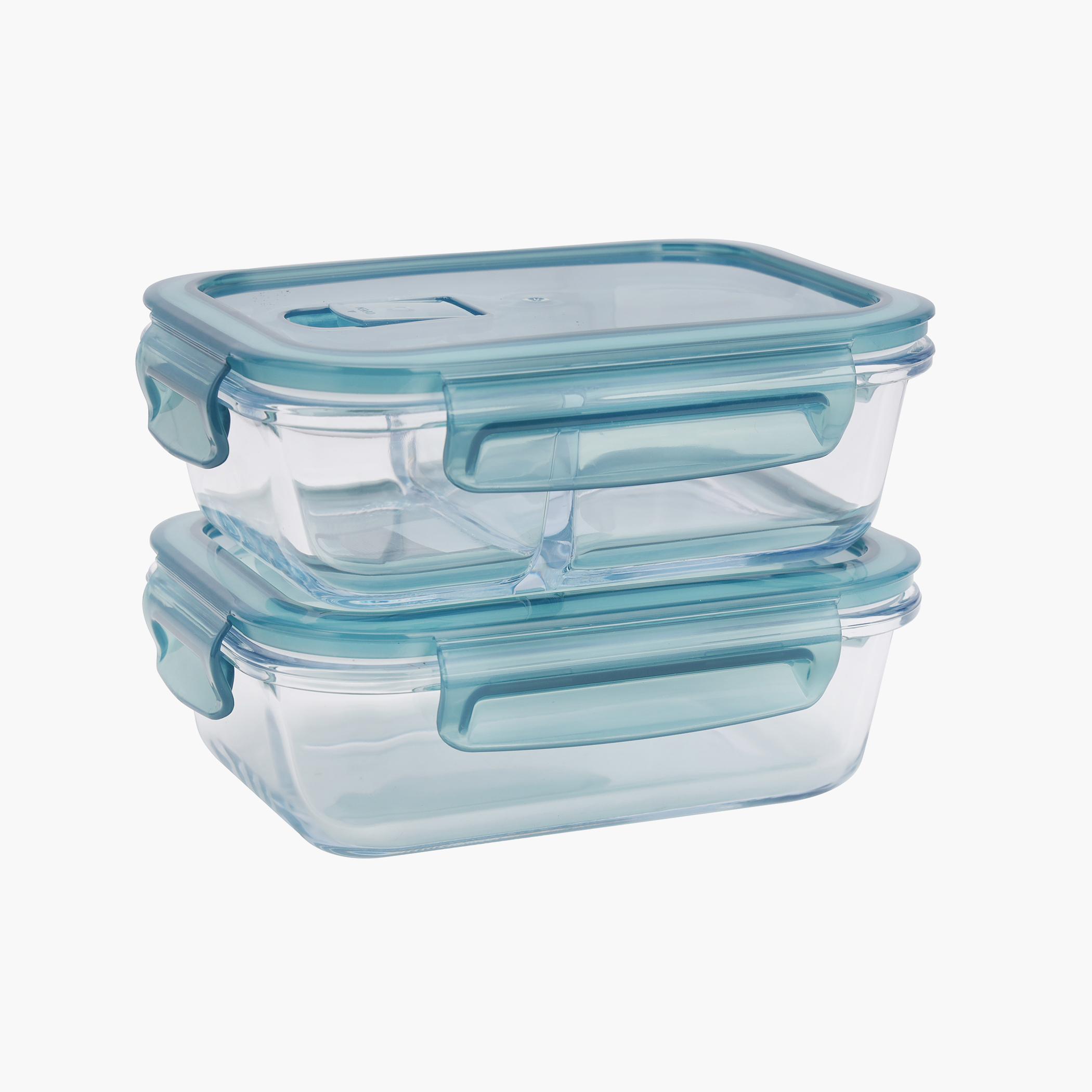 Glass 2-Piece Airtight Container - 600 ml-household-kitchen-foodstorage-containers-image-1