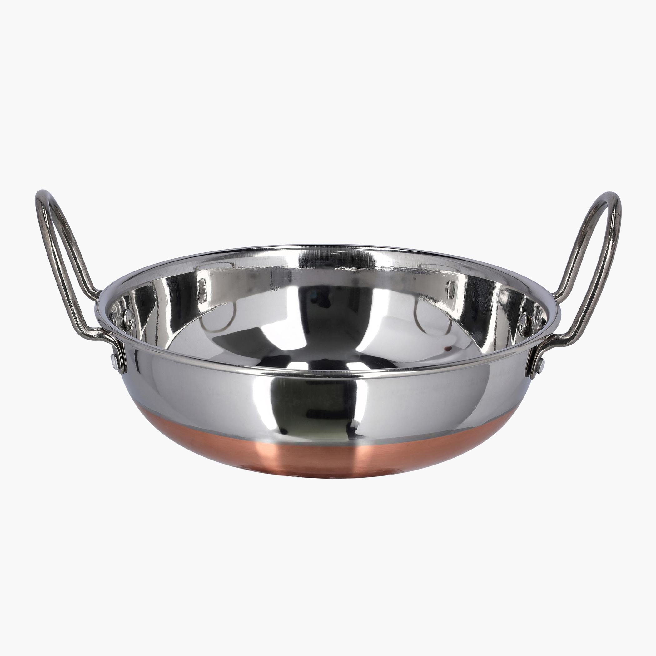 Royalford Copper Bottom Frying Pan with Stainless Steel Handle - 24 cm-household-kitchen-cookware-potsandpans-image-1