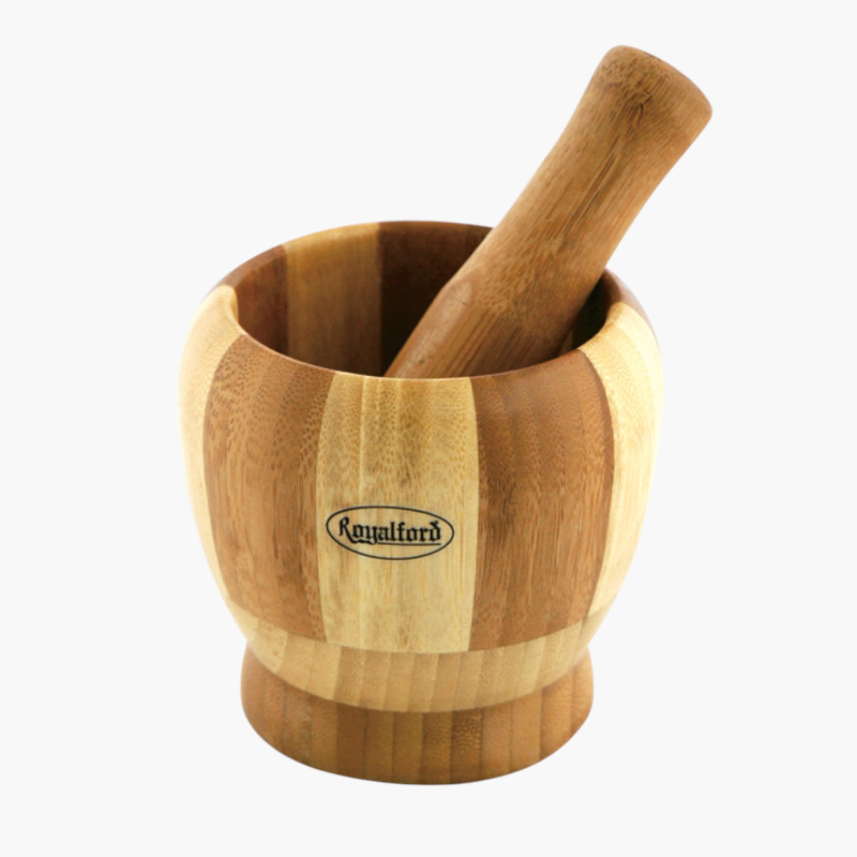 Bamboo Pestle and Mortar Set-household-kitchen-kitchentoolsandutensils-foodpreparationtools-image-6