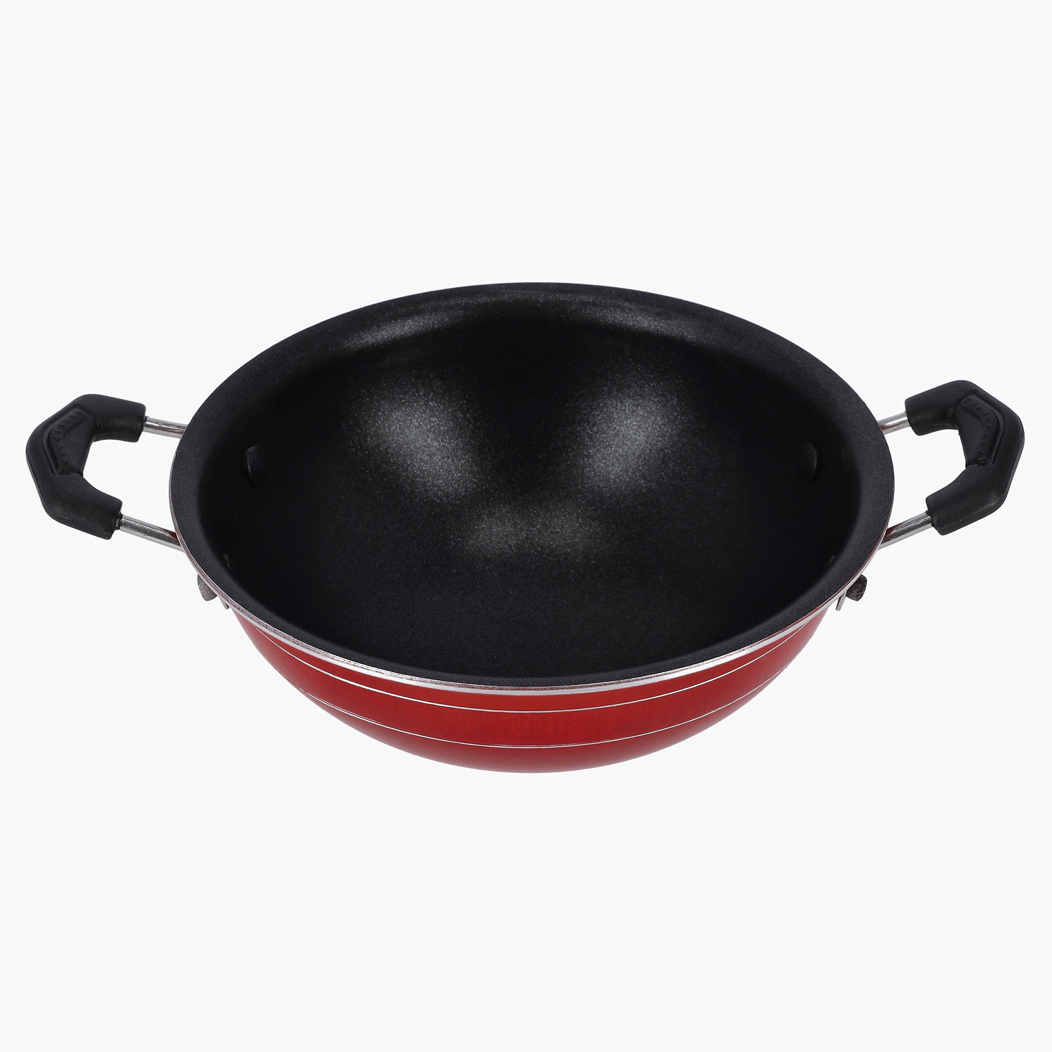 Aluminium Frying Pan with Stainless Steel Lid - 26 cm-household-kitchen-cookware-potsandpans-image-3