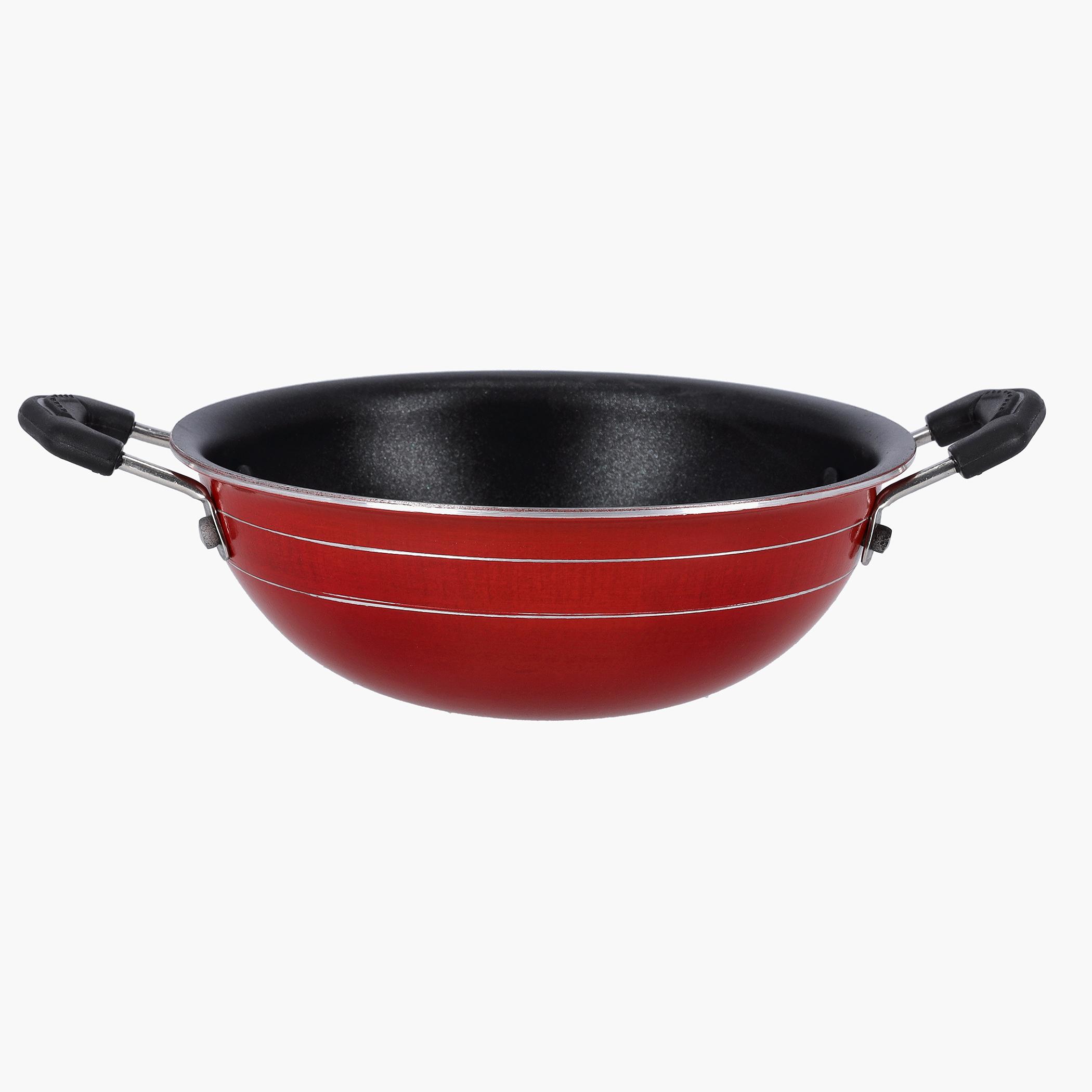 Aluminium Frying Pan with Stainless Steel Lid - 26 cm-household-kitchen-cookware-potsandpans-image-5