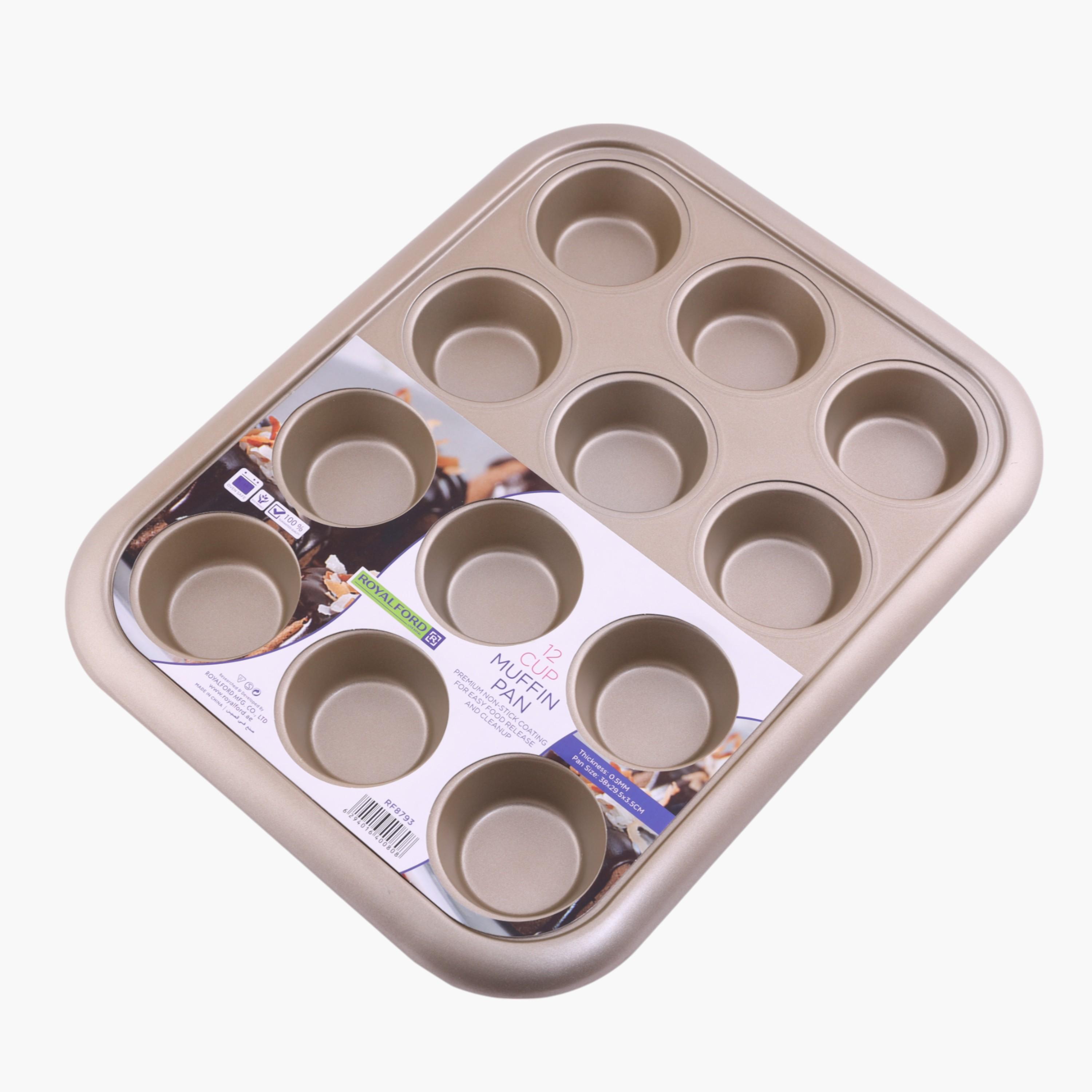 قالب مافن كربون ستيل 12 كوب من رويال فورد-household-kitchen-bakeware-bakingdishes-image-7