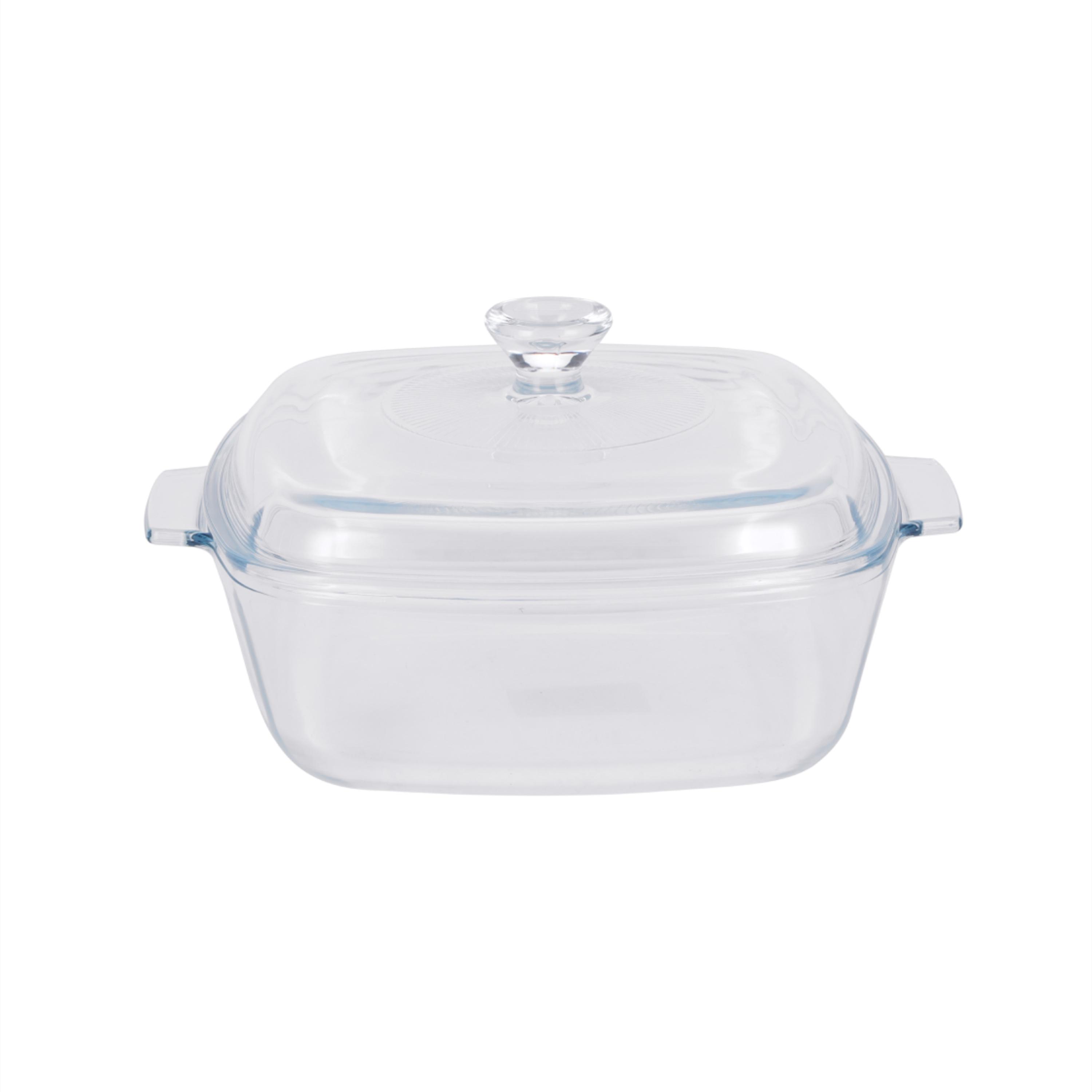 صحن خبز زجاجي مع غطاء من رويال فورد - 1.5 لتر-household-kitchen-bakeware-bakingdishes-image-1