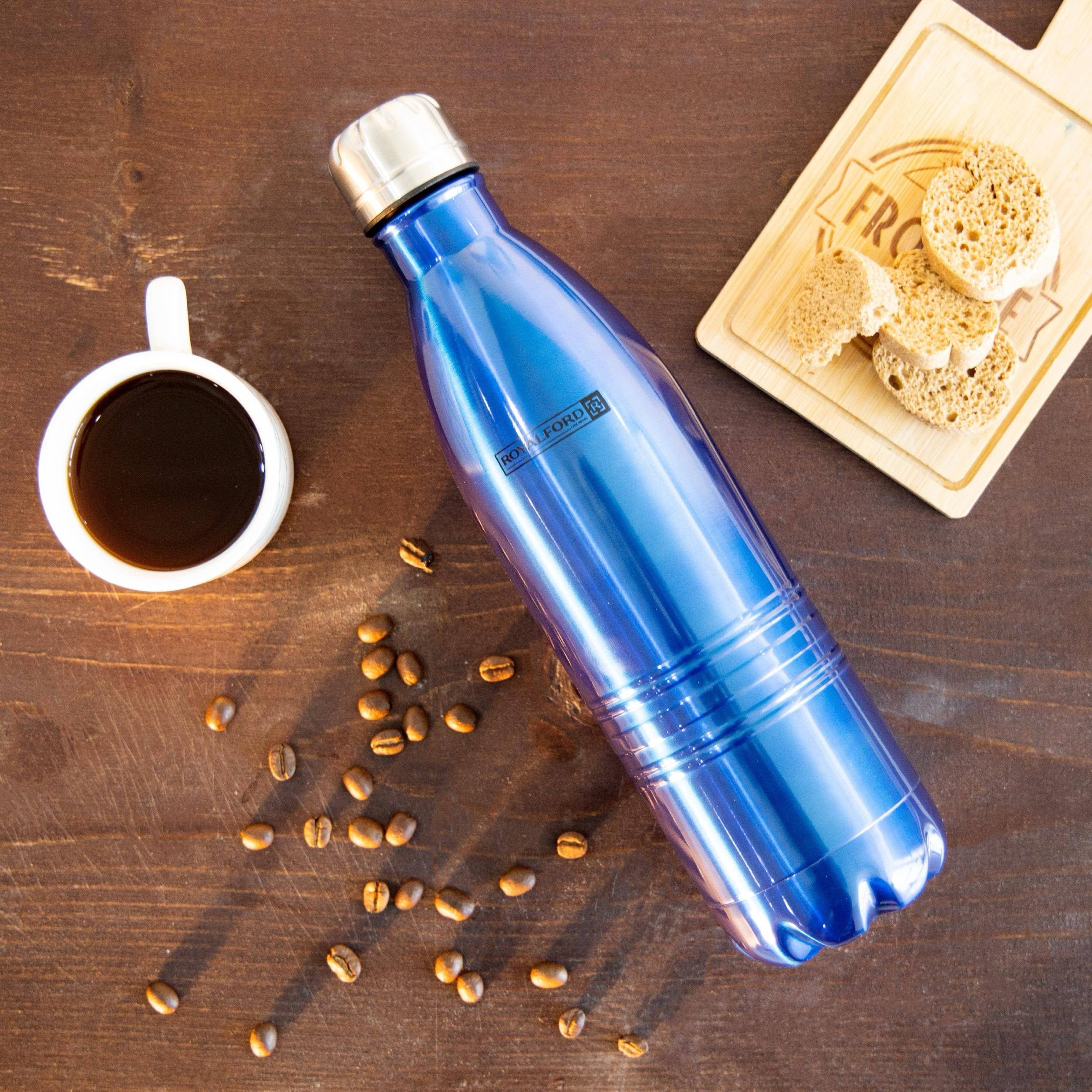 Royalford Double Wall Vacuum Water Bottle - 350 ml-school-waterbottles-image-2