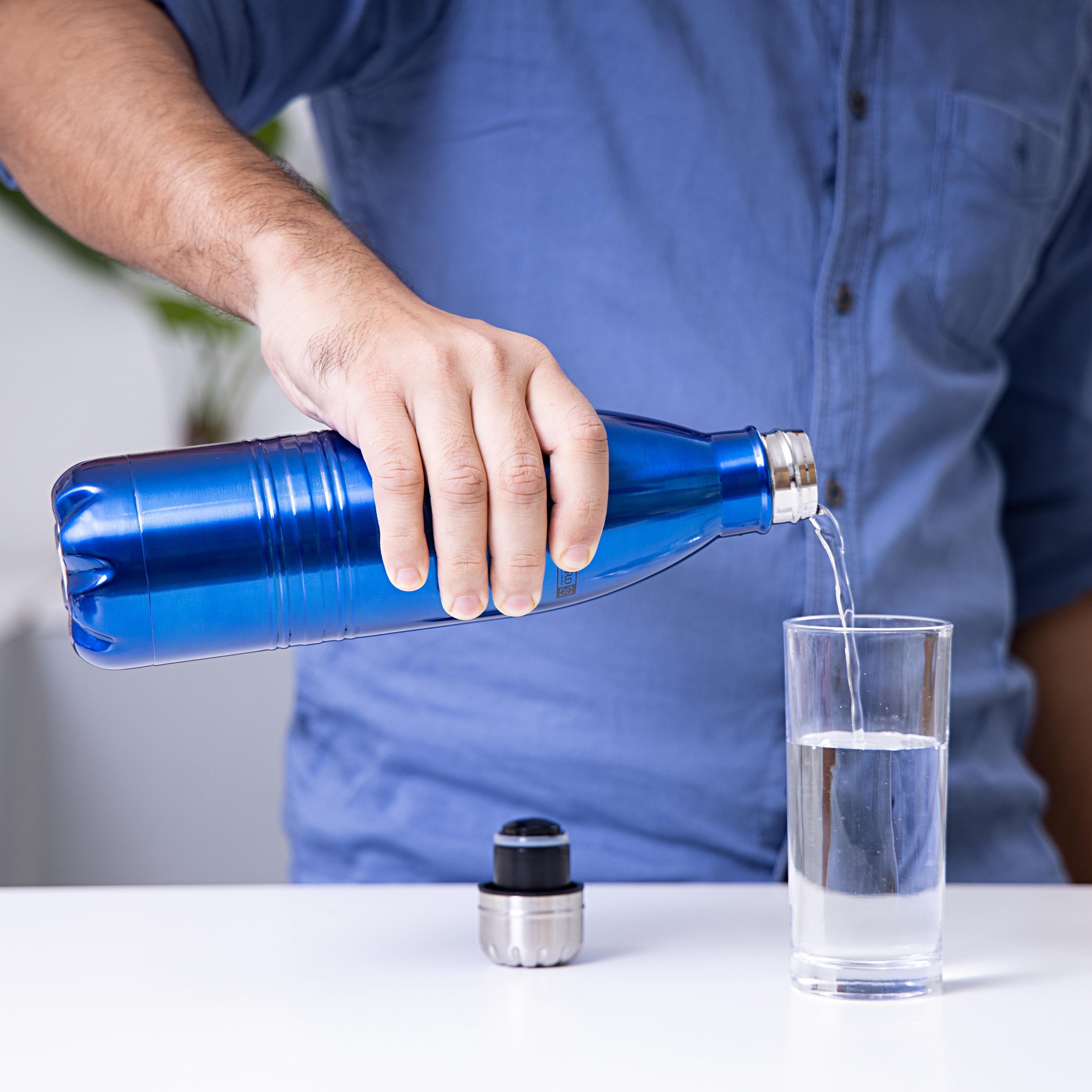 Royalford Double Wall Vacuum Water Bottle - 350 ml-school-waterbottles-image-4