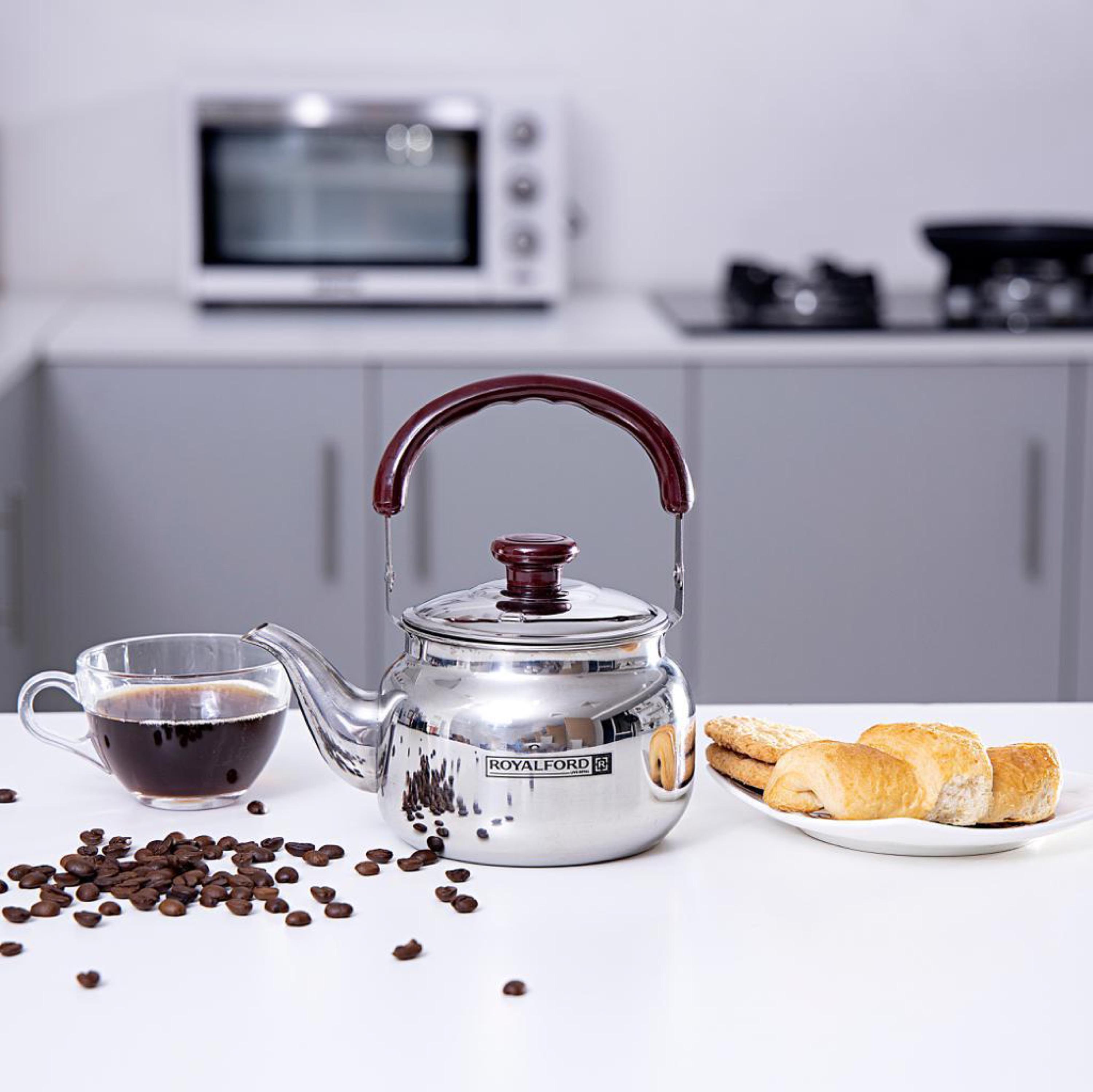 Stainless Steel Kettle - 1 L-household-dining-teaandcoffee-vacuumflaskscoffeeandteapots-image-7