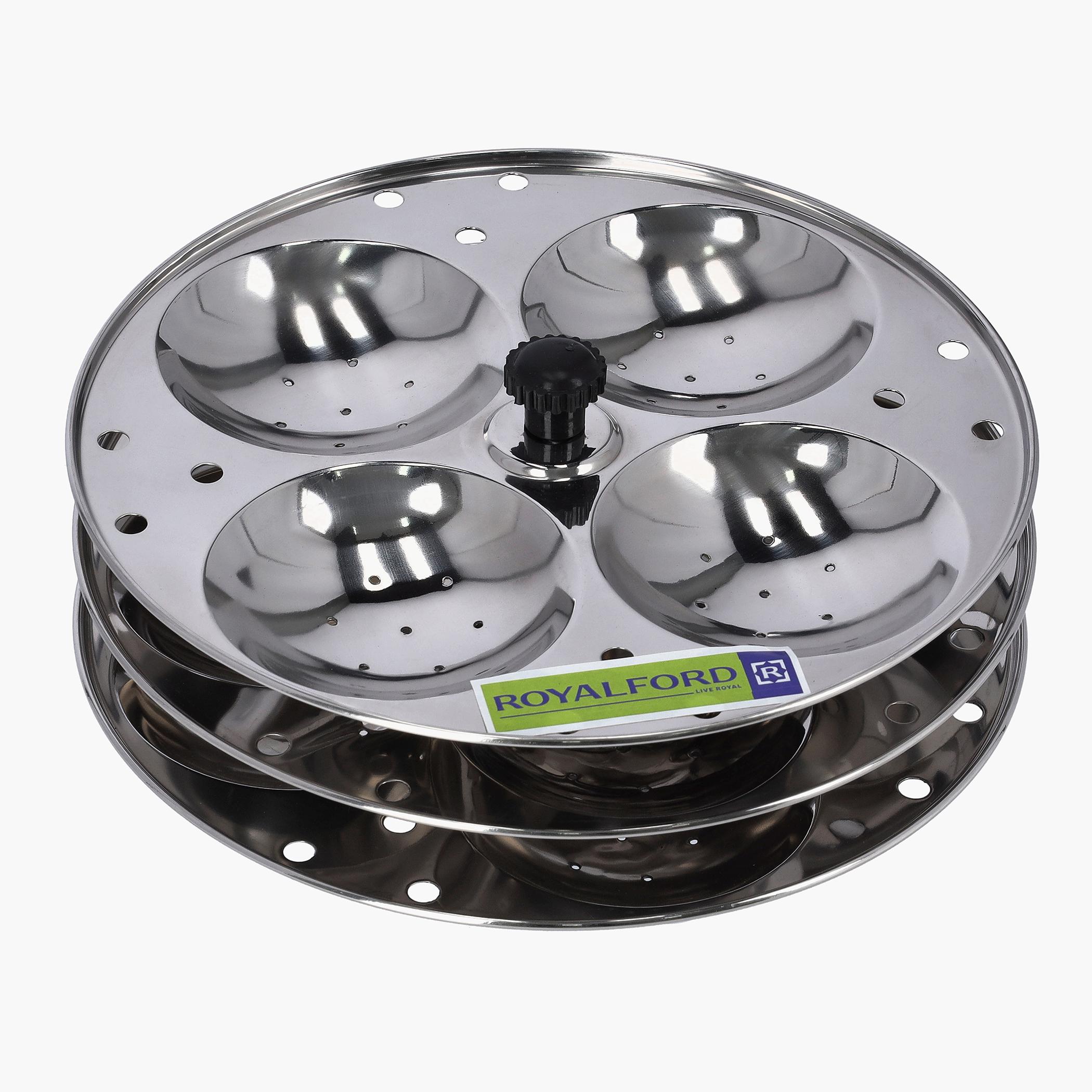 Stainless Steel 3-Rack Idly Stand-household-kitchen-cookware-cookwareandsets-image-2