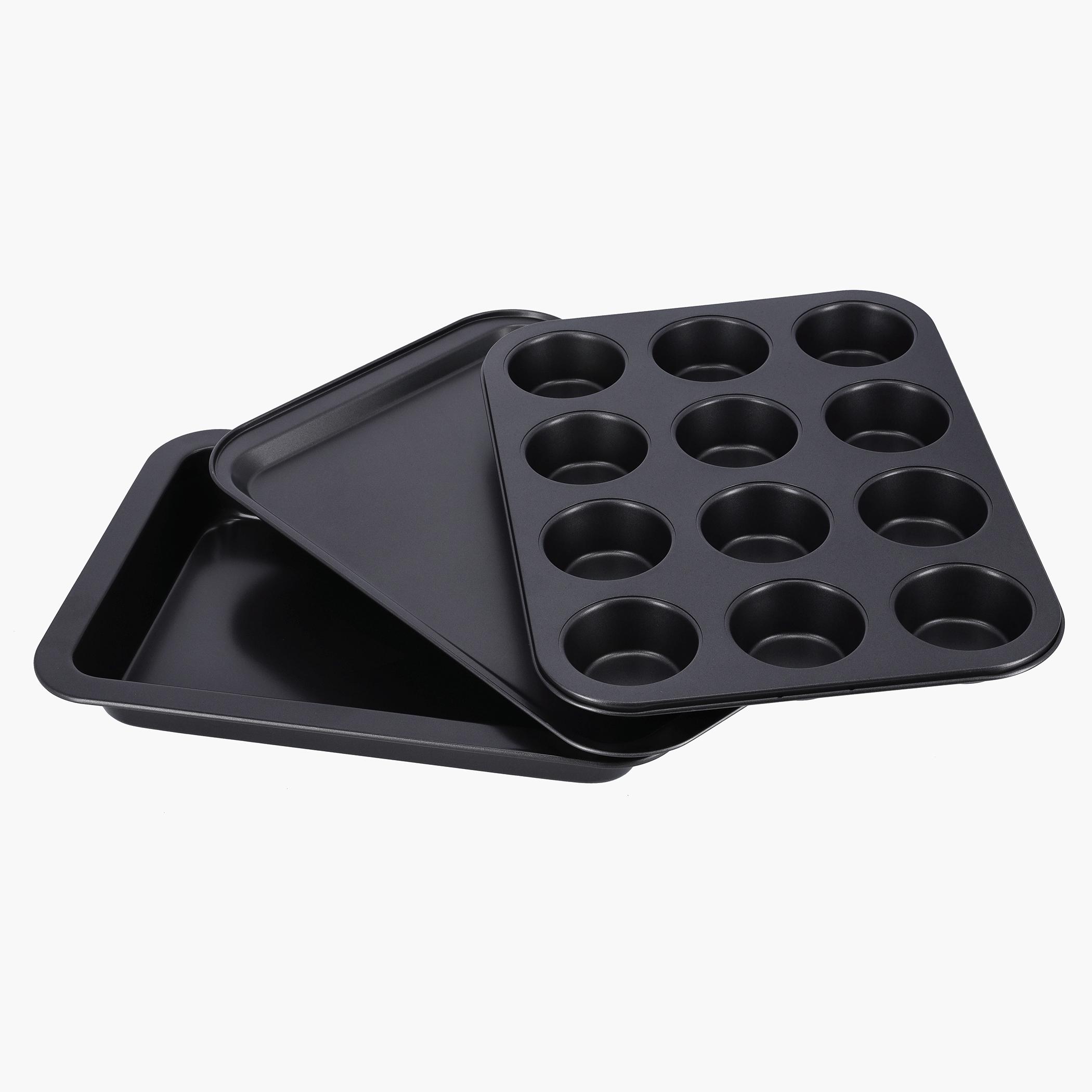 Non-Stick 3-Piece Carbon Steel Bakeware Set-household-kitchen-bakeware-bakingpansandmoulds-image-2