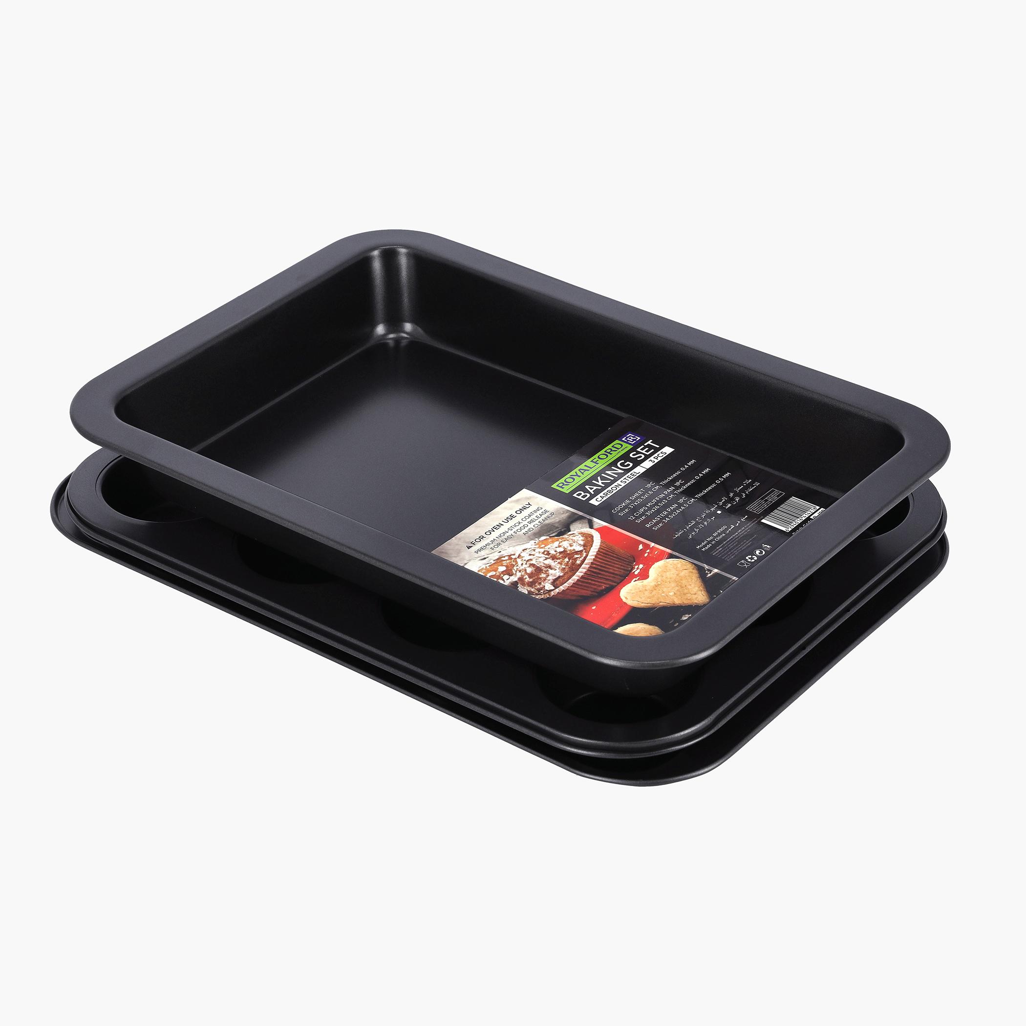 Non-Stick 3-Piece Carbon Steel Bakeware Set-household-kitchen-bakeware-bakingpansandmoulds-image-9
