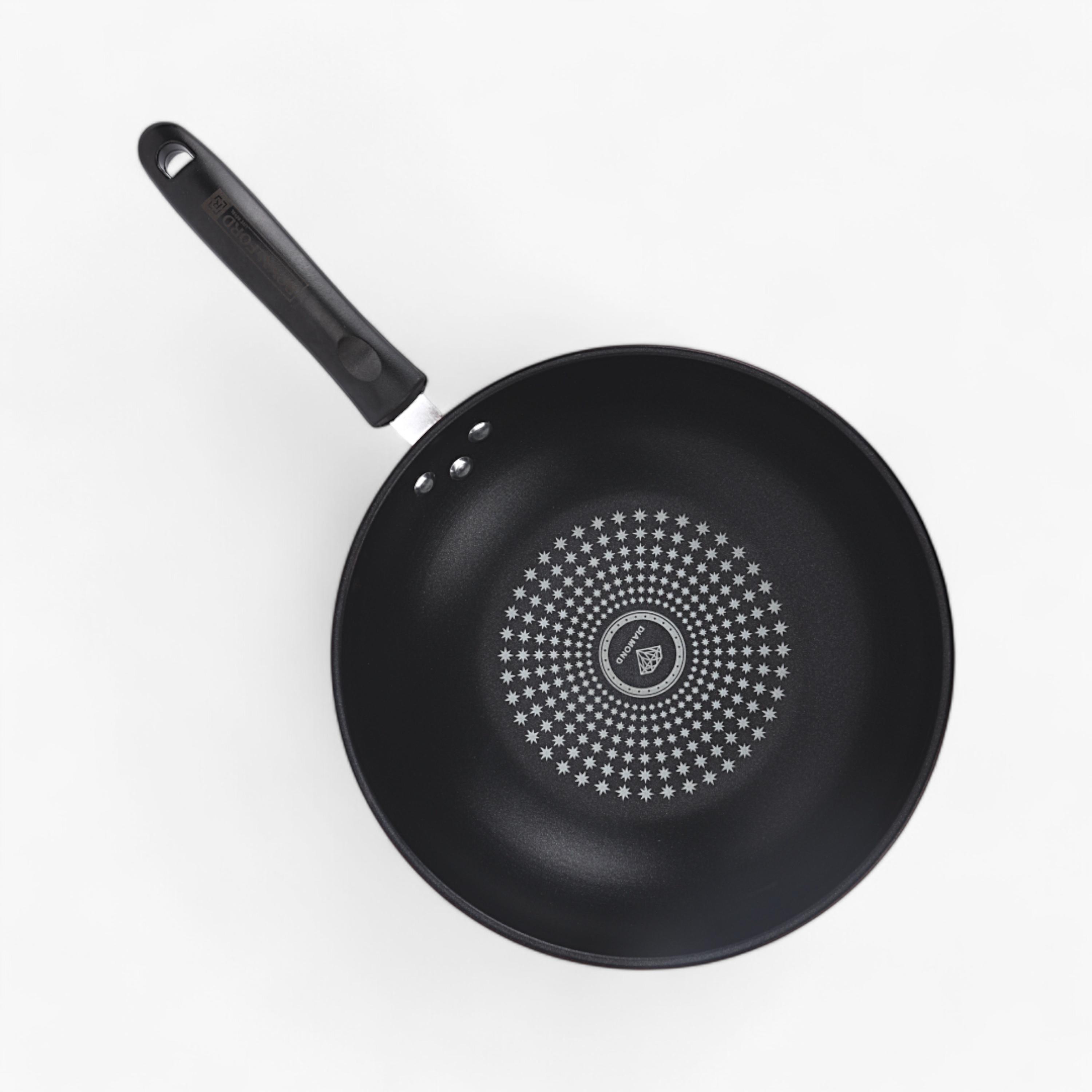Non-Stick Carbon Steel Wok Pan - 28 cms-household-kitchen-cookware-potsandpans-image-4