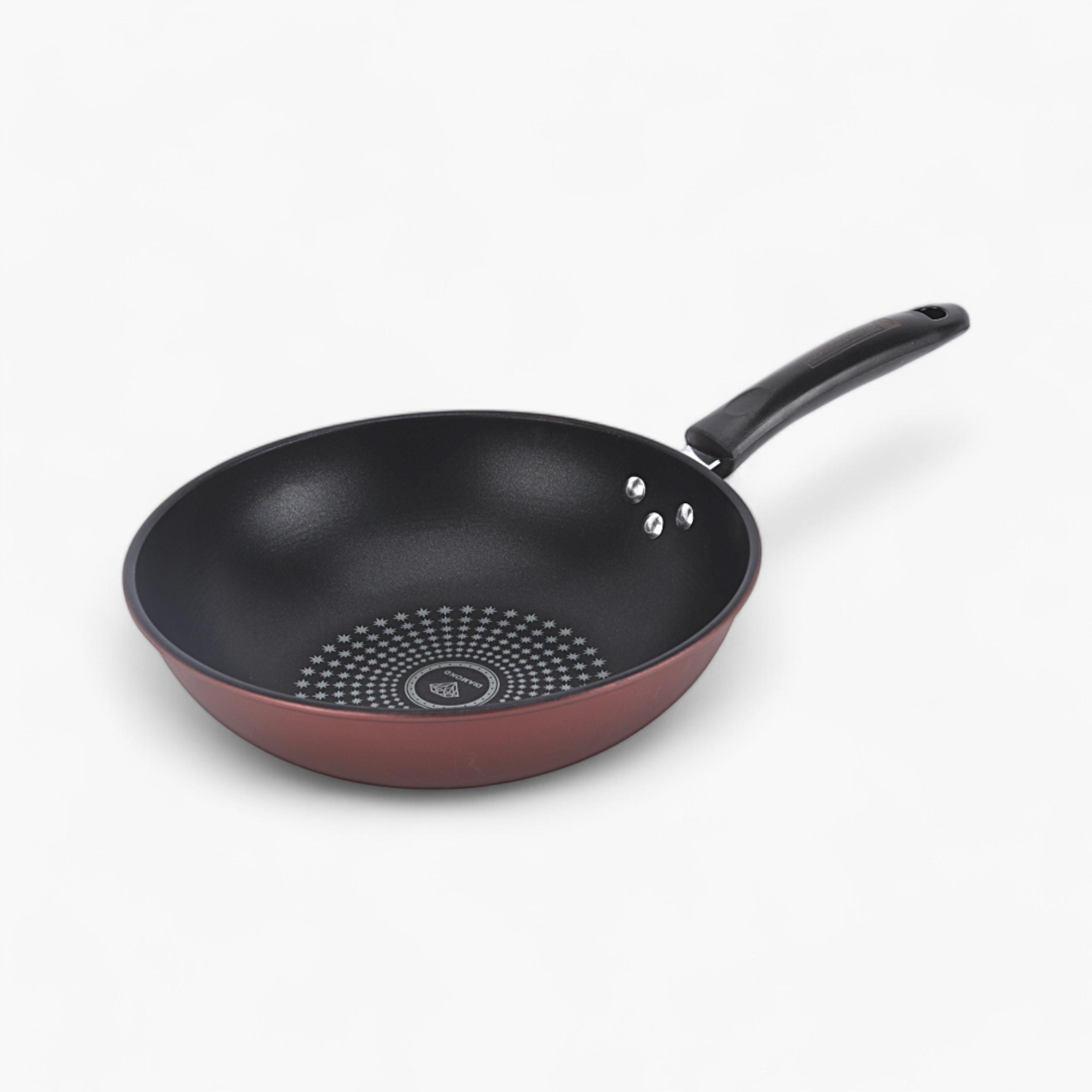 Non-Stick Carbon Steel Wok Pan - 28 cms-household-kitchen-cookware-potsandpans-image-5