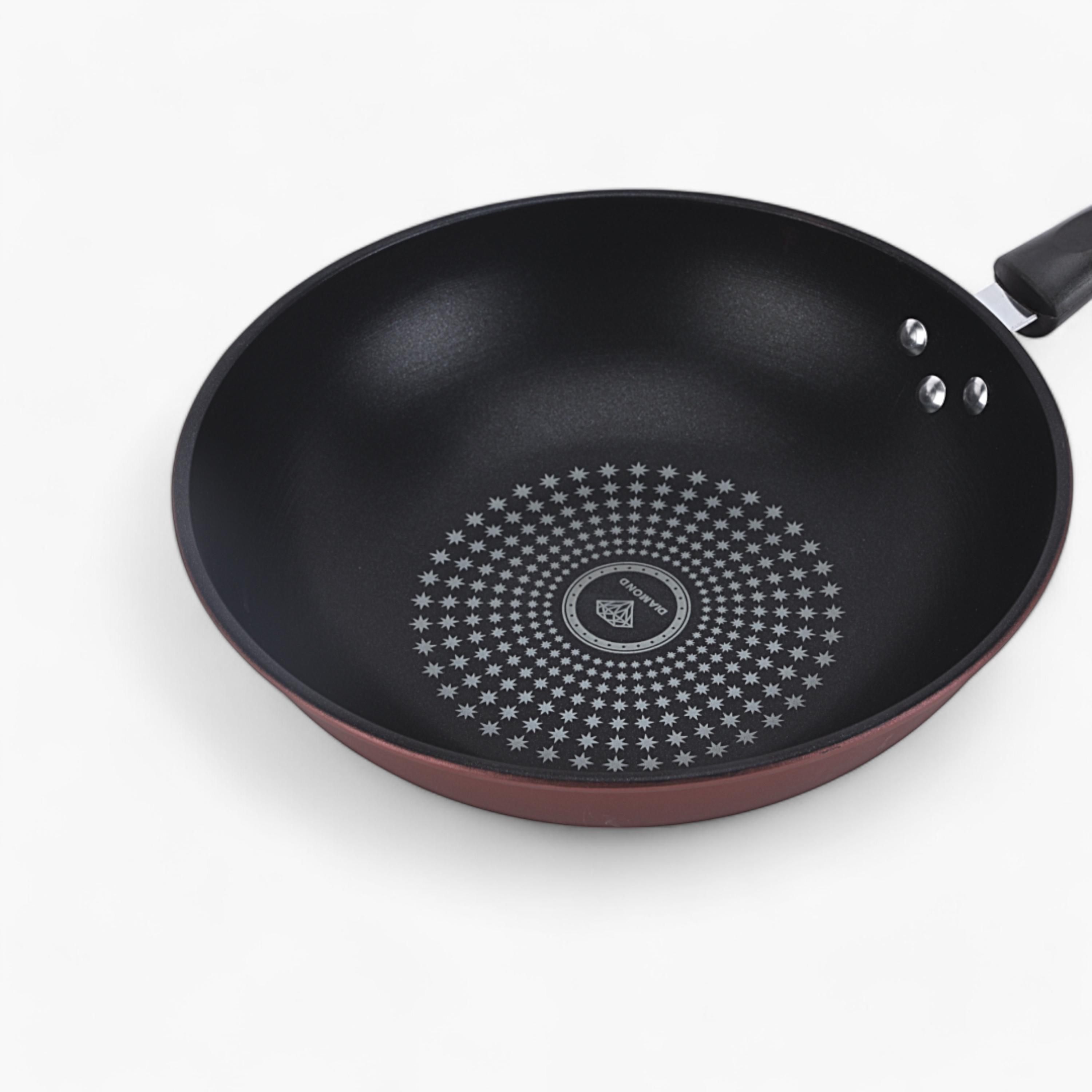 Non-Stick Carbon Steel Wok Pan - 28 cms-household-kitchen-cookware-potsandpans-image-6
