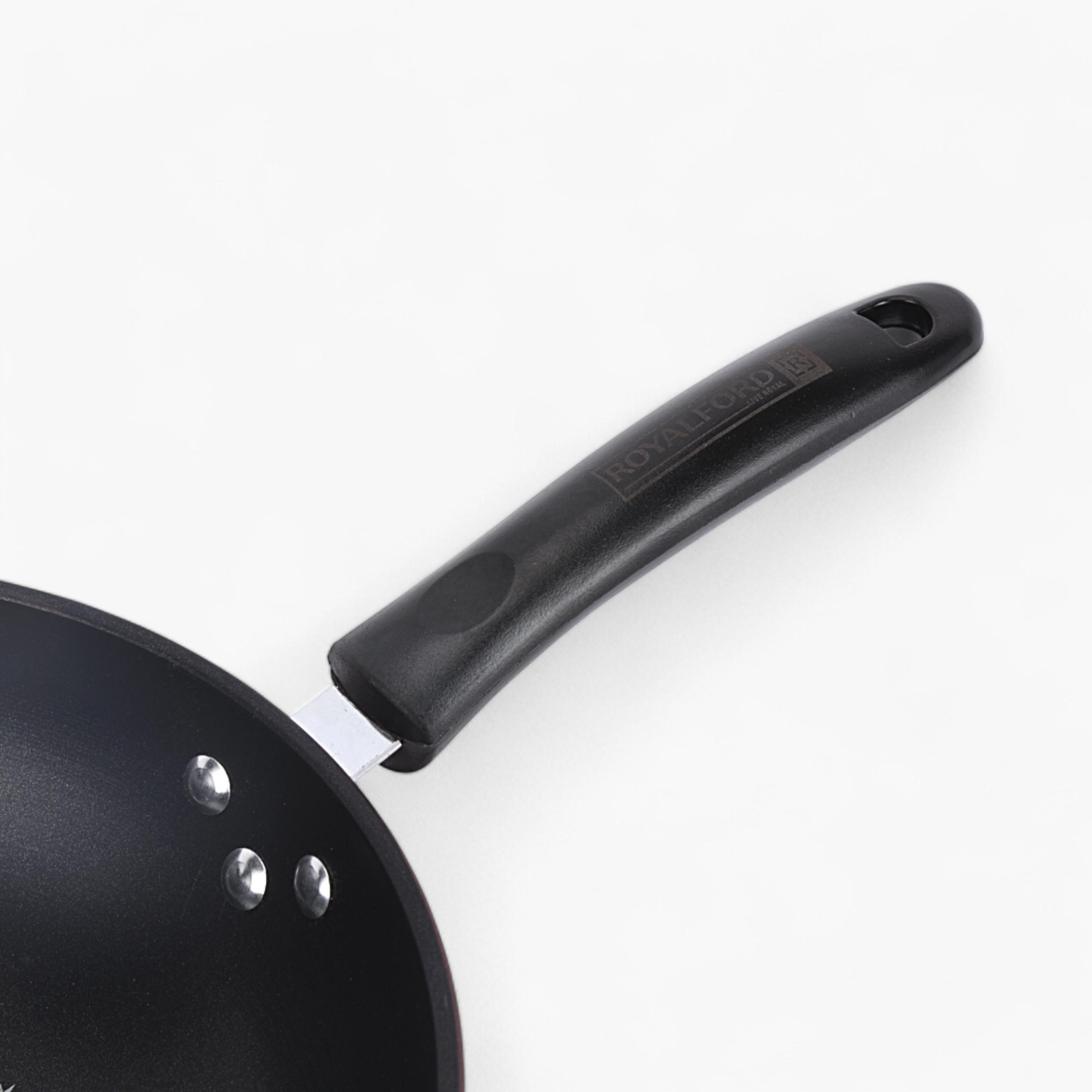 Non-Stick Carbon Steel Wok Pan - 28 cms-household-kitchen-cookware-potsandpans-image-7