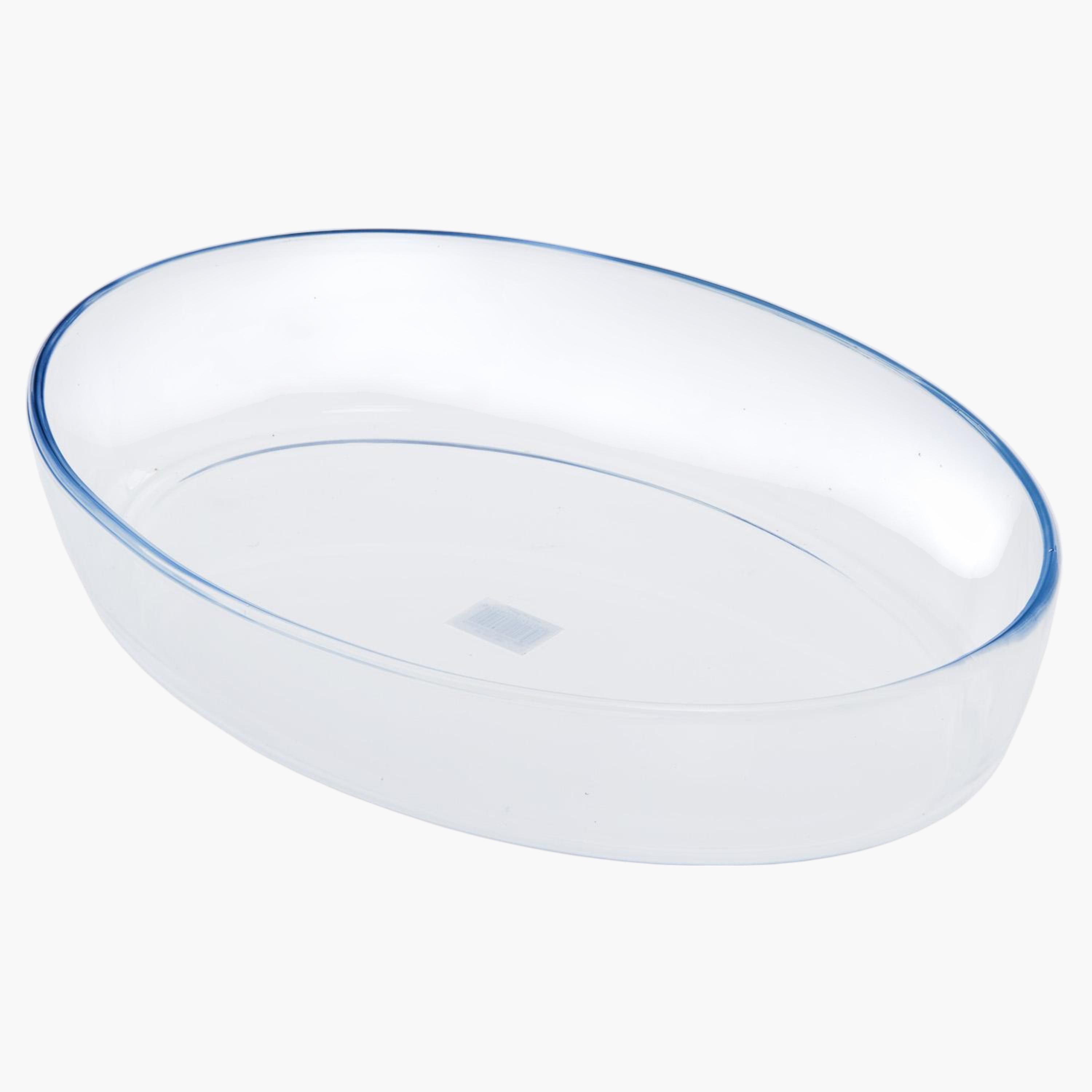 Oval Glass Baking Dish - 3 L-household-kitchen-bakeware-bakingdishes-image-1