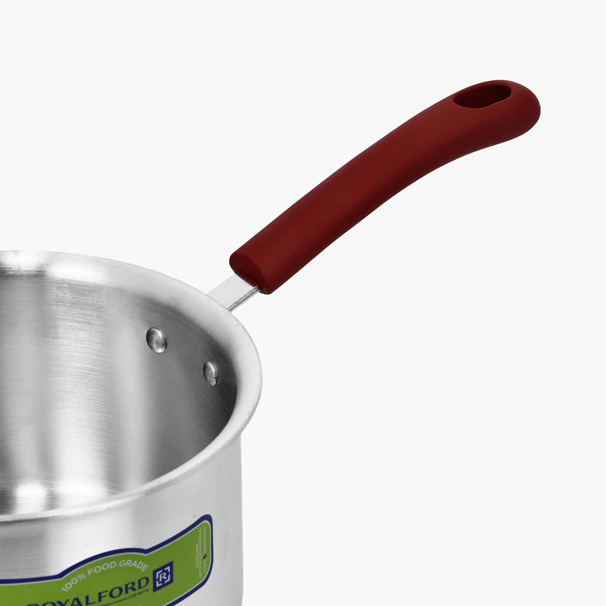 Aluminium Milk Pan with Lid - 16 cms-household-kitchen-cookware-potsandpans-image-3