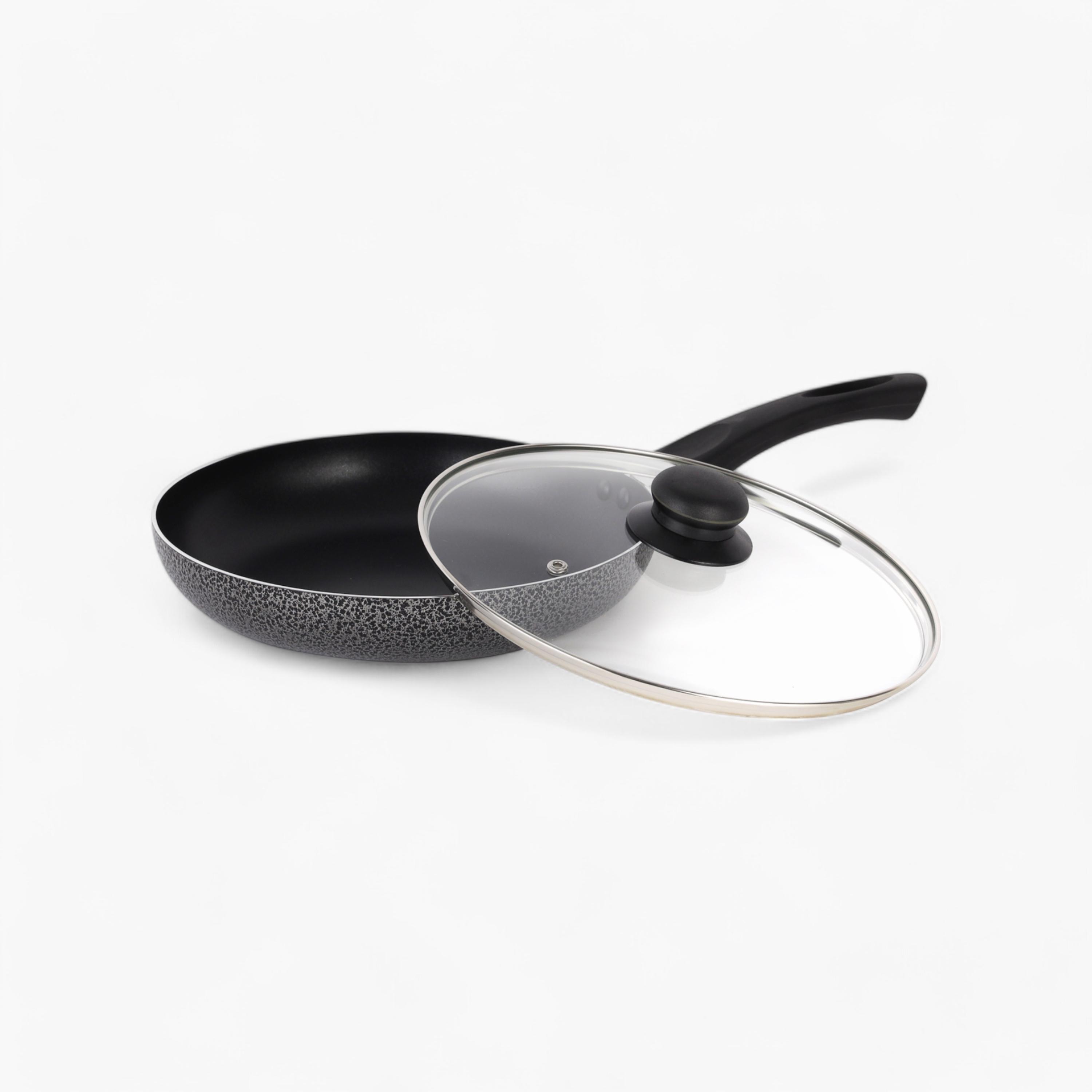 Aluminium Non-Stick Fry Pan with Glass Lid - 24 cms-household-kitchen-cookware-potsandpans-image-8