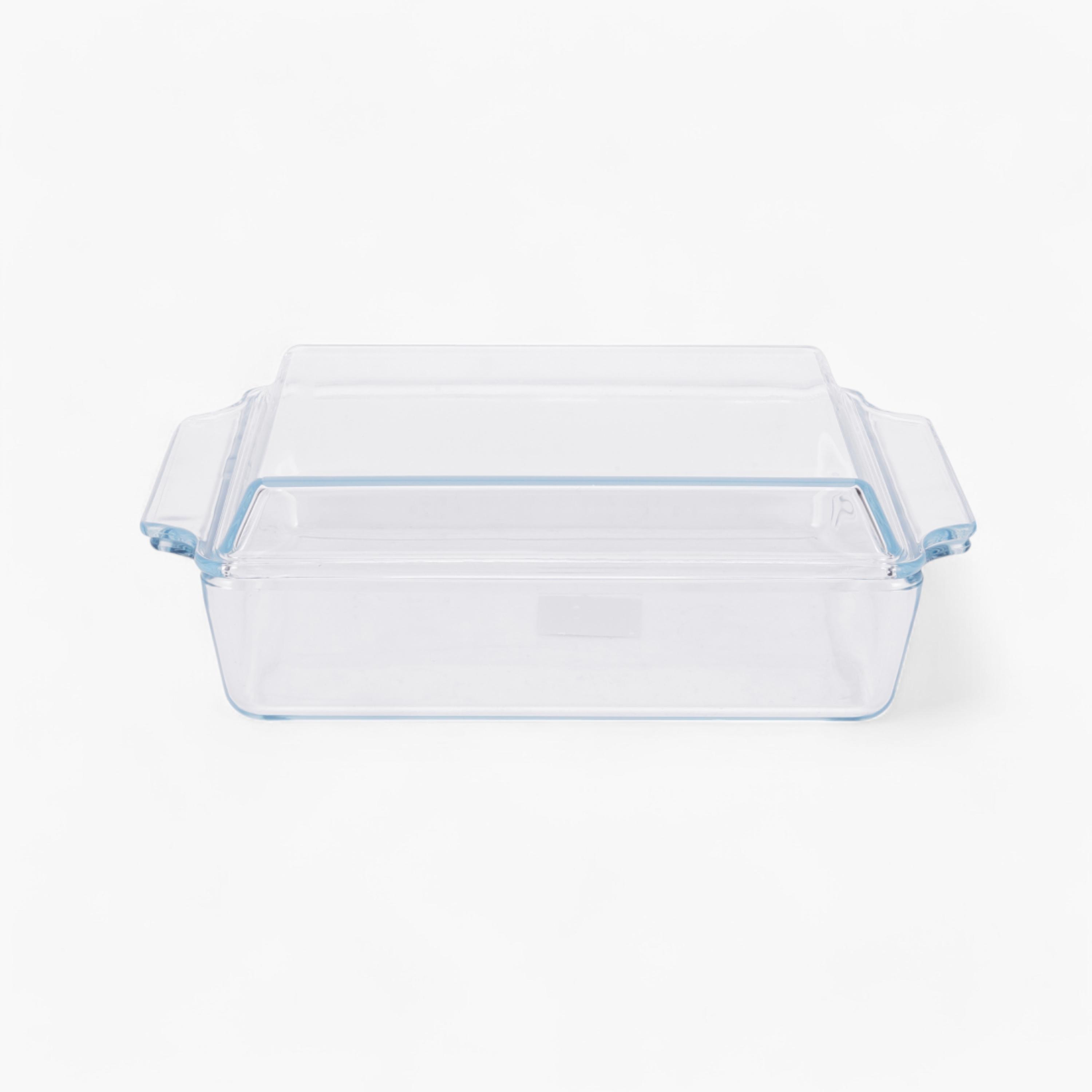 صحن خبز زجاجي بغطاء من رويال فورد - 2 لتر-household-kitchen-bakeware-bakingdishes-image-1