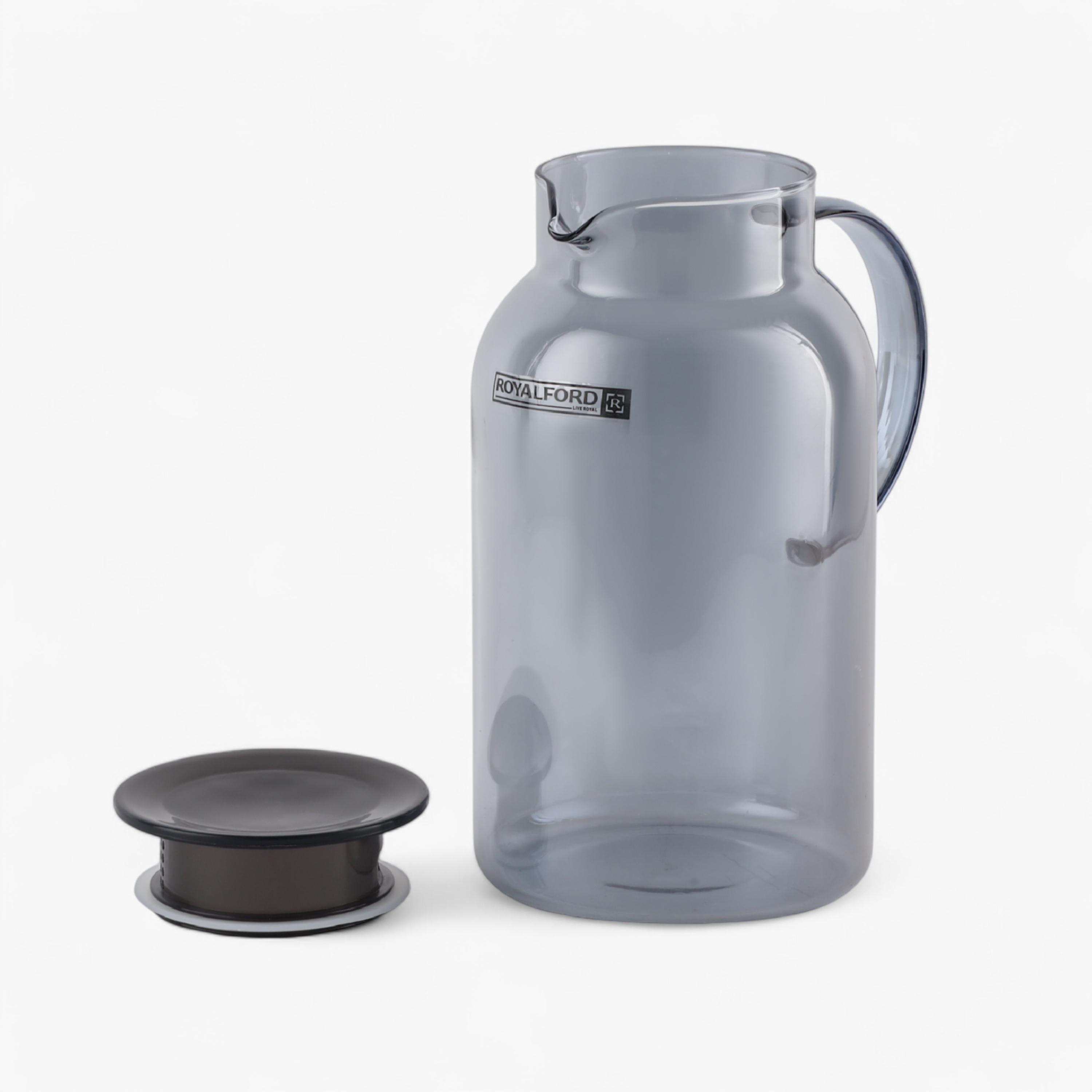 Glass 5-Piece Water Jug and Tumbler Set-household-dining-drinkserveware-jugsdecantersandcarafes-image-4