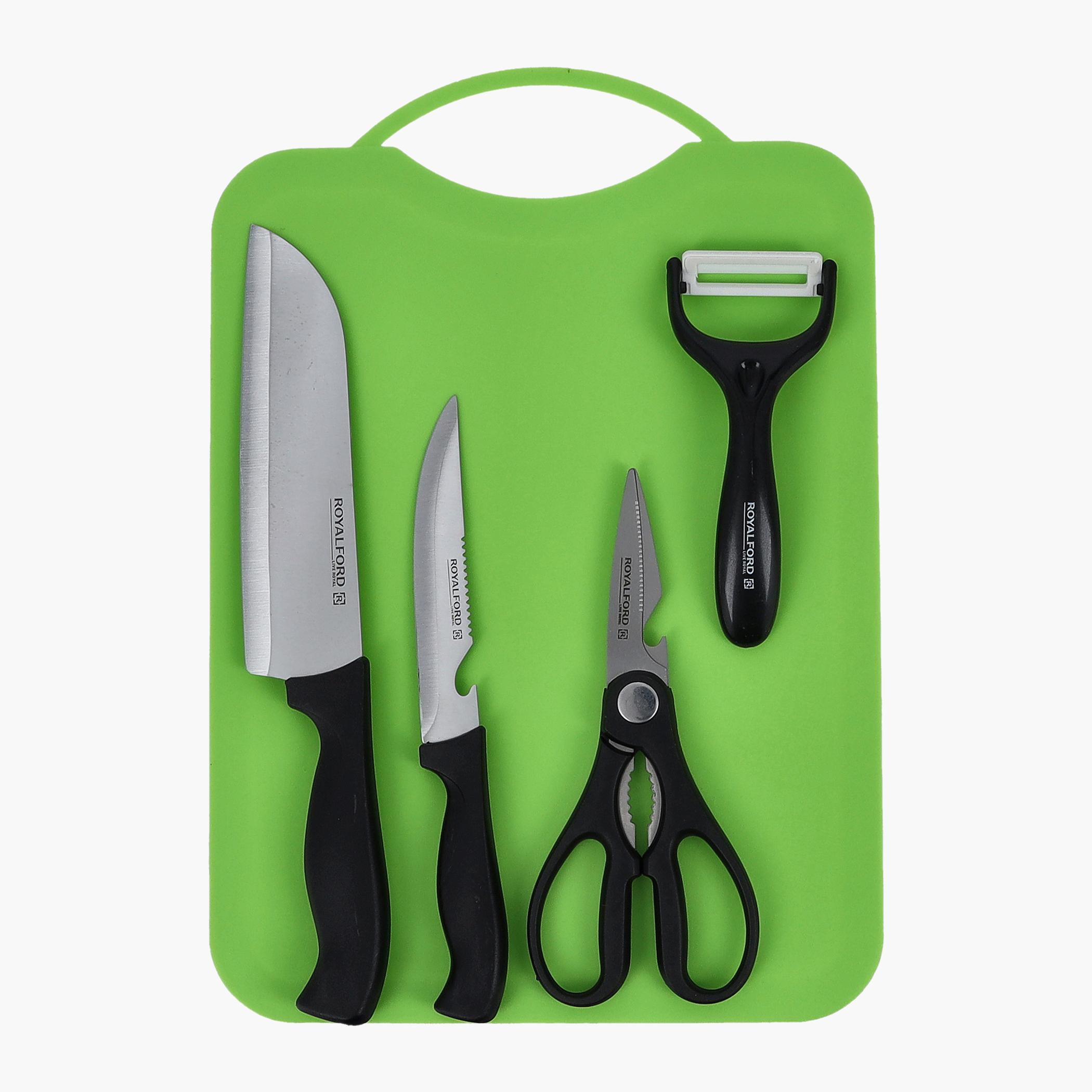 طقم أدوات مائدة ستانلس ستيل  5 قطع من رويال فورد-household-kitchen-kitchentoolsandutensils-knives-image-1