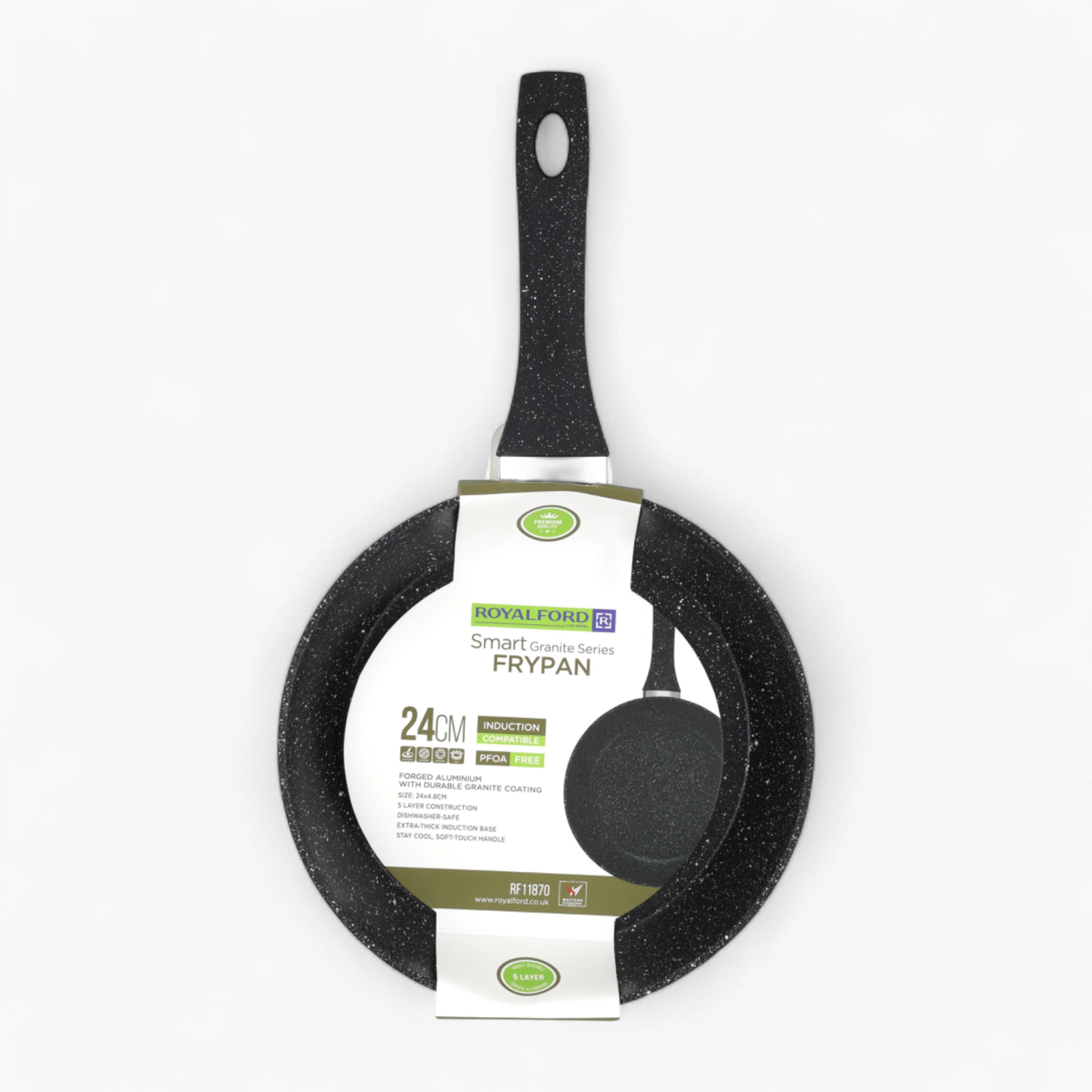 مقلاة ألومنيوم بطلاء جرانيت سمارت من رويال فورد - 24 سم-household-kitchen-cookware-potsandpans-image-2