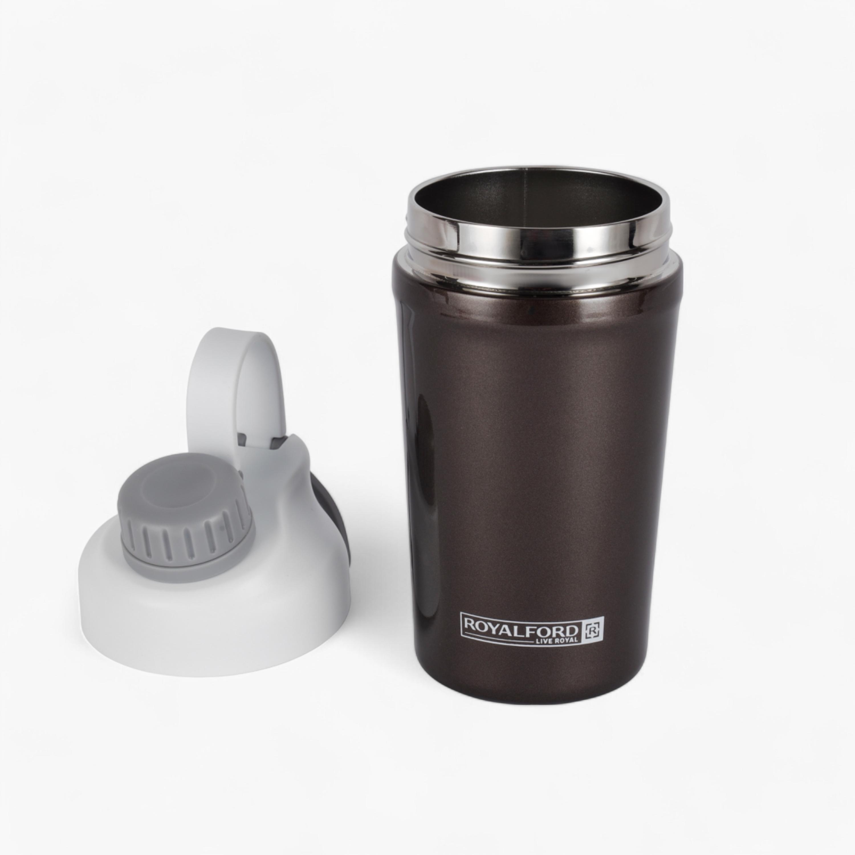 Stainless Steel Protein Shaker Bottle - 590 ml-school-waterbottles-image-4