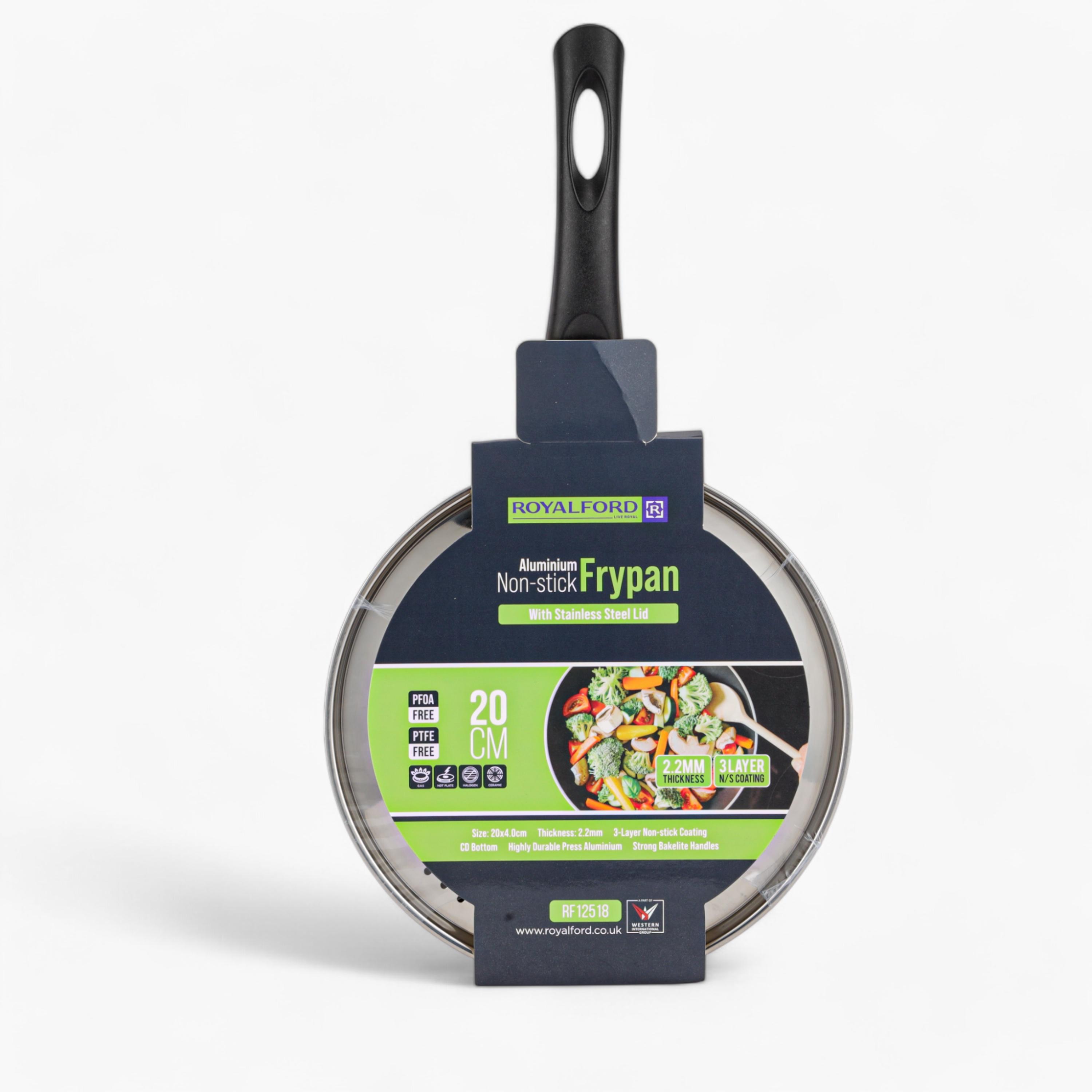 Non-Stick Aluminium Frypan with Stainless Steel Lid - 20 cms-household-kitchen-cookware-potsandpans-image-10