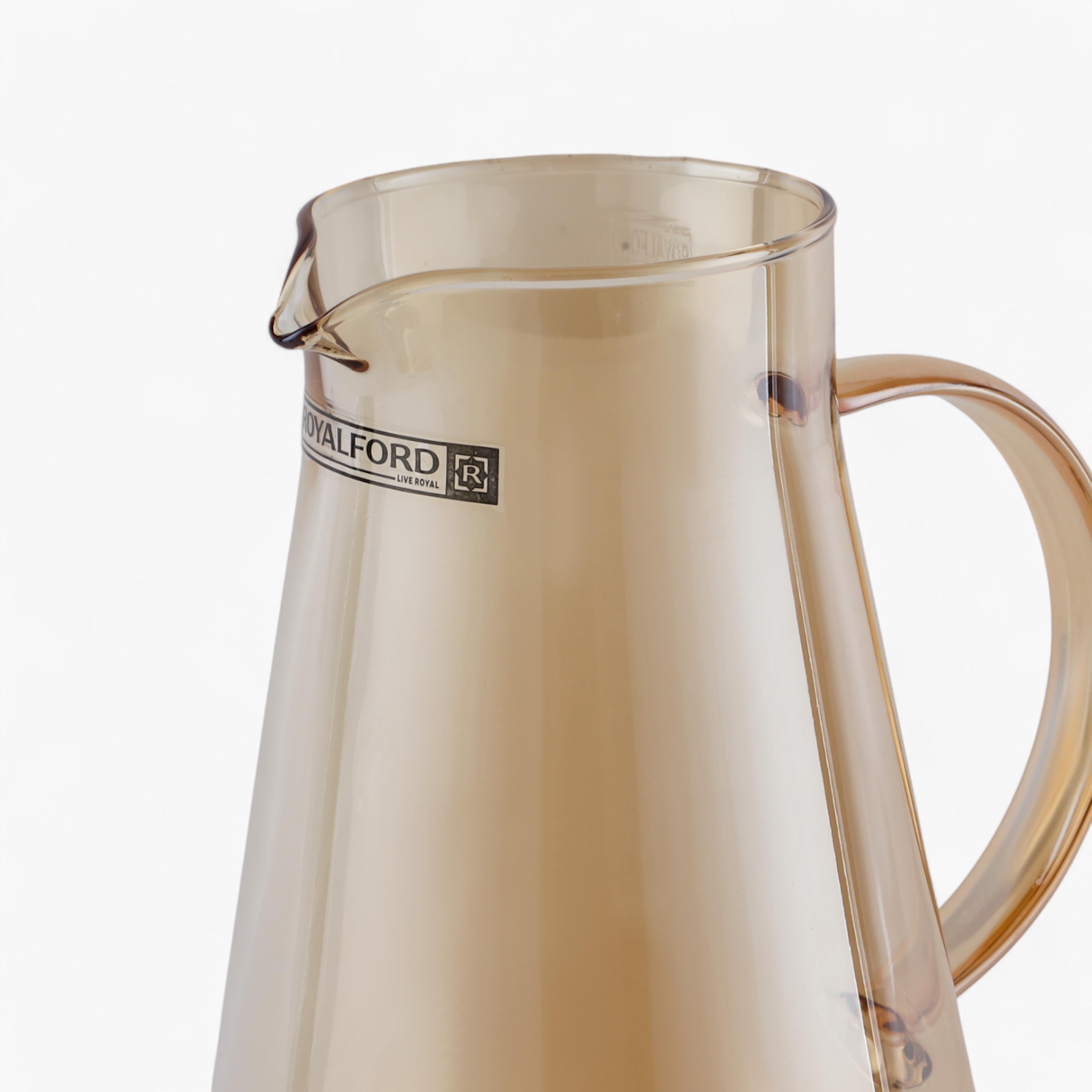 Glass 5-Piece Water Jug and Cup Set-household-dining-drinkserveware-jugsdecantersandcarafes-image-5