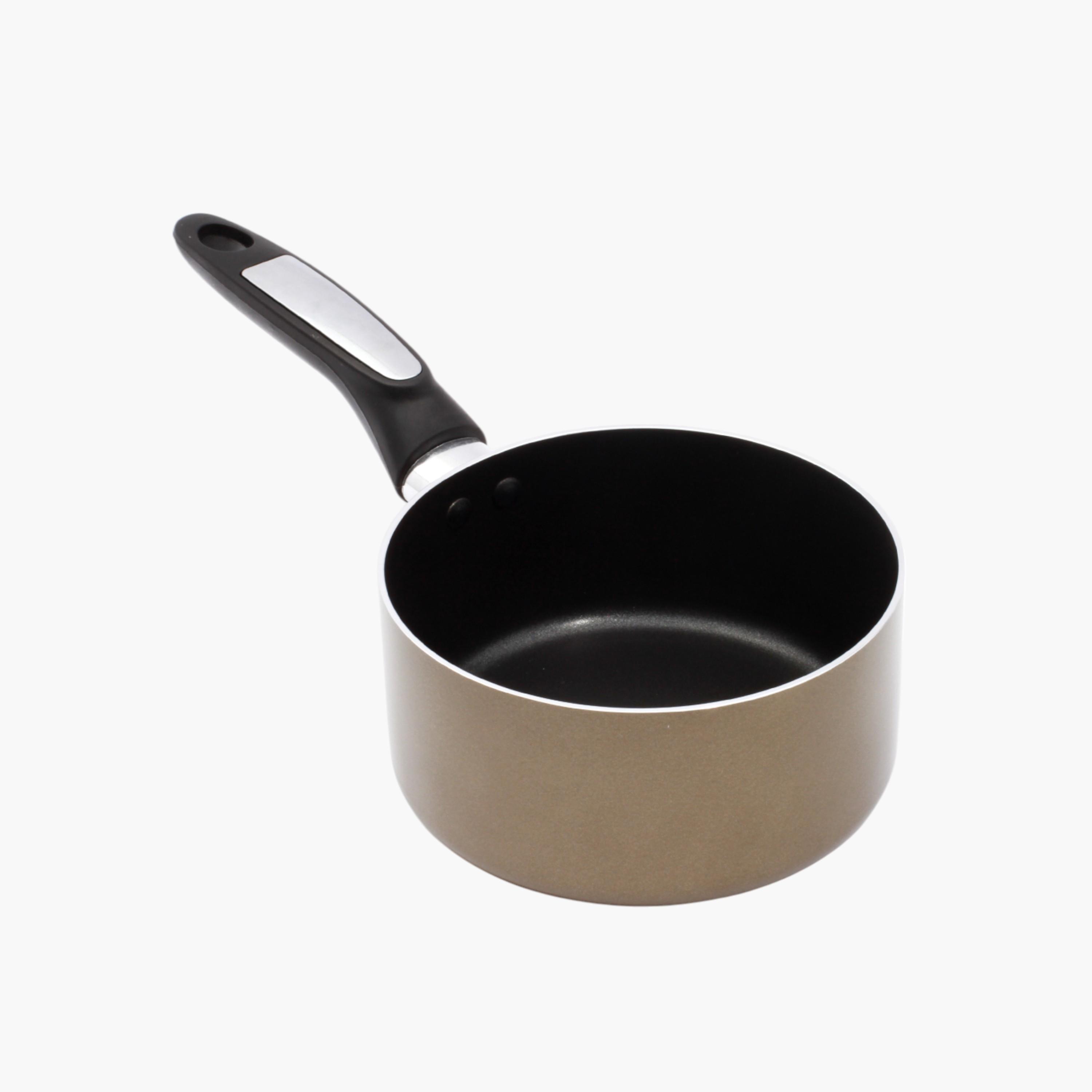 Aluminium Saucepan with Lid - 16 cms-household-kitchen-cookware-potsandpans-image-5