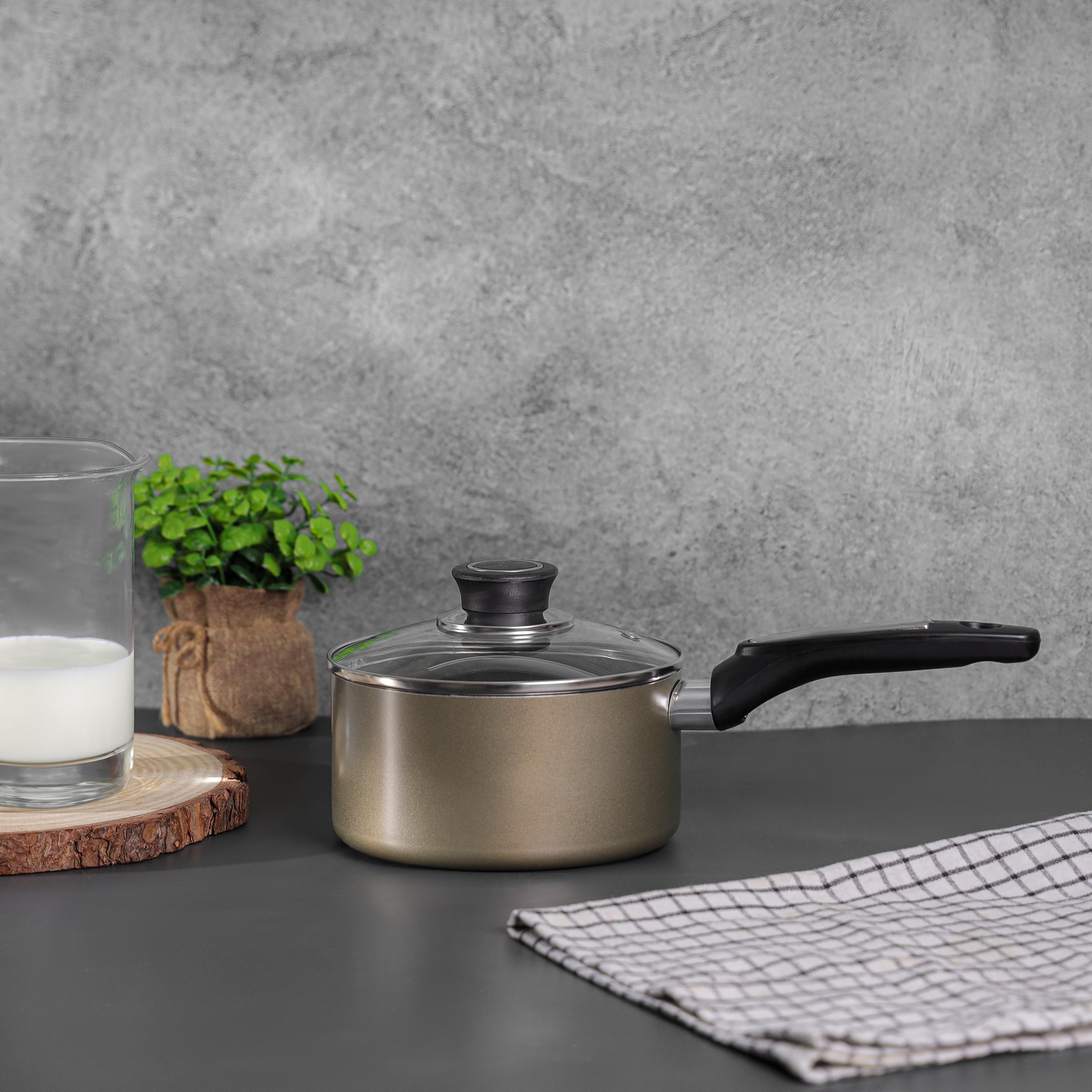 Aluminium Saucepan with Lid - 16 cms-household-kitchen-cookware-potsandpans-image-8