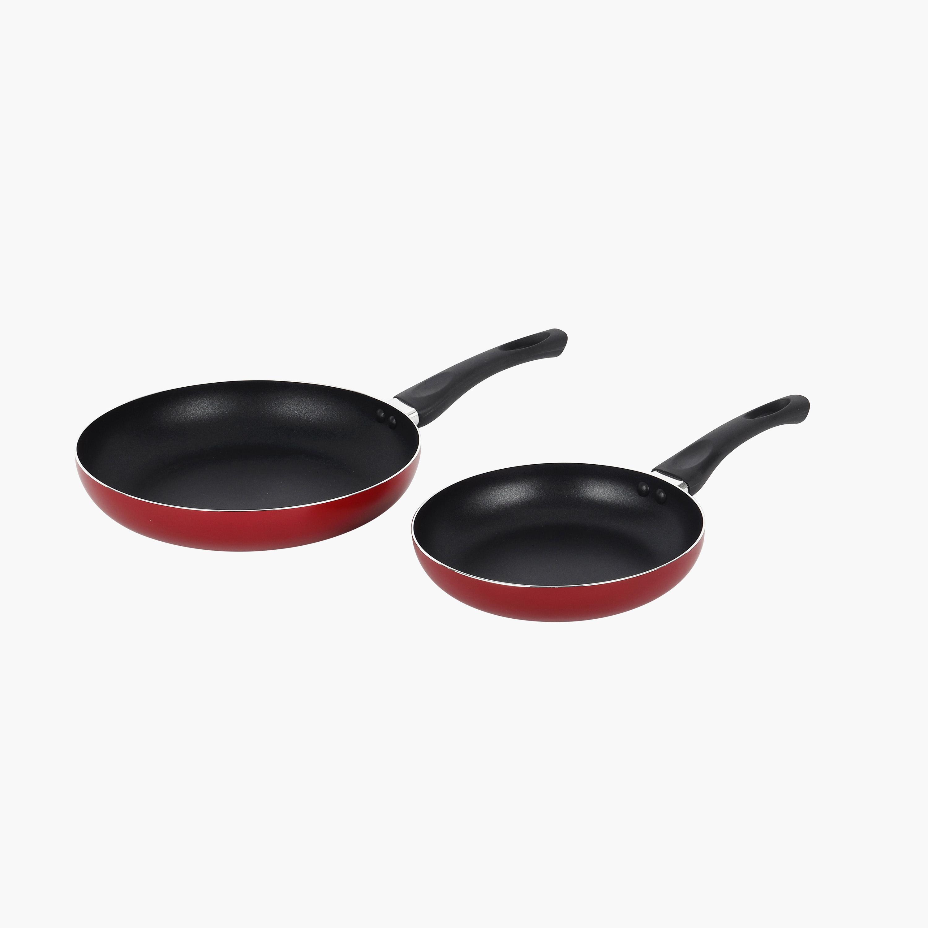 Aluminium Fry Pan - Set of 2-household-kitchen-cookware-cookwareandsets-image-1