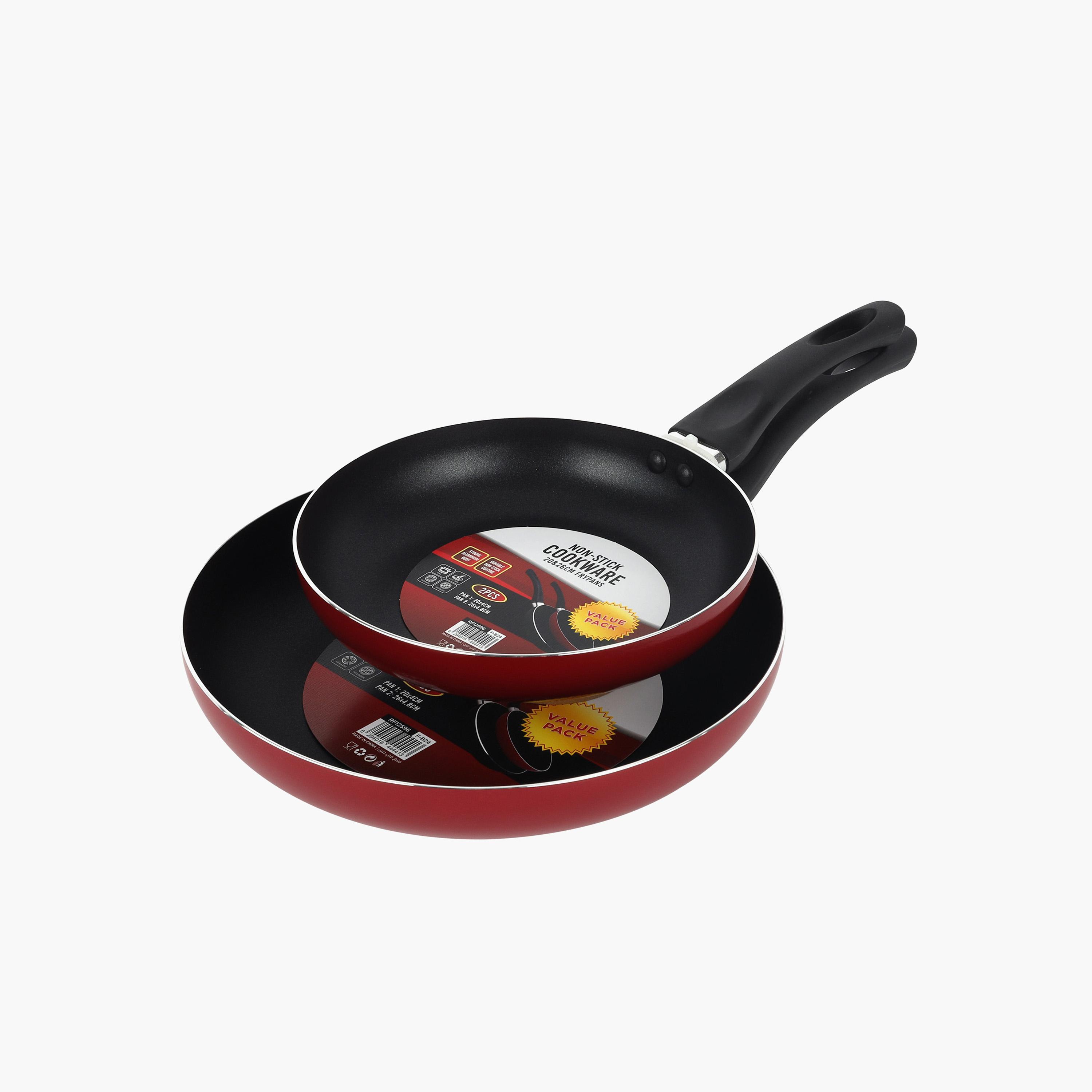 Aluminium Fry Pan - Set of 2-household-kitchen-cookware-cookwareandsets-image-2