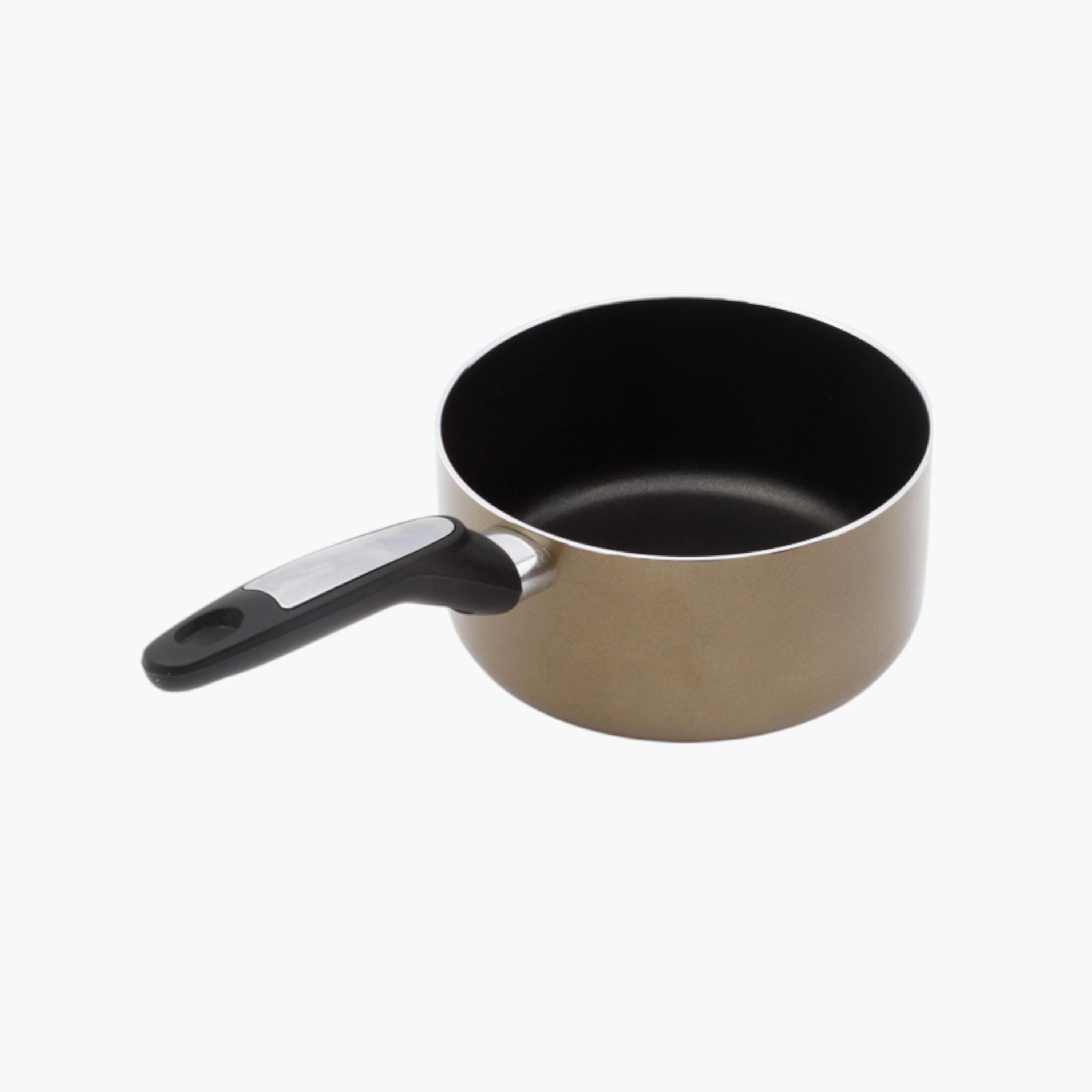 Aluminium Non-Stick Saucepan with Lid - 18 cms-household-kitchen-cookware-potsandpans-image-4