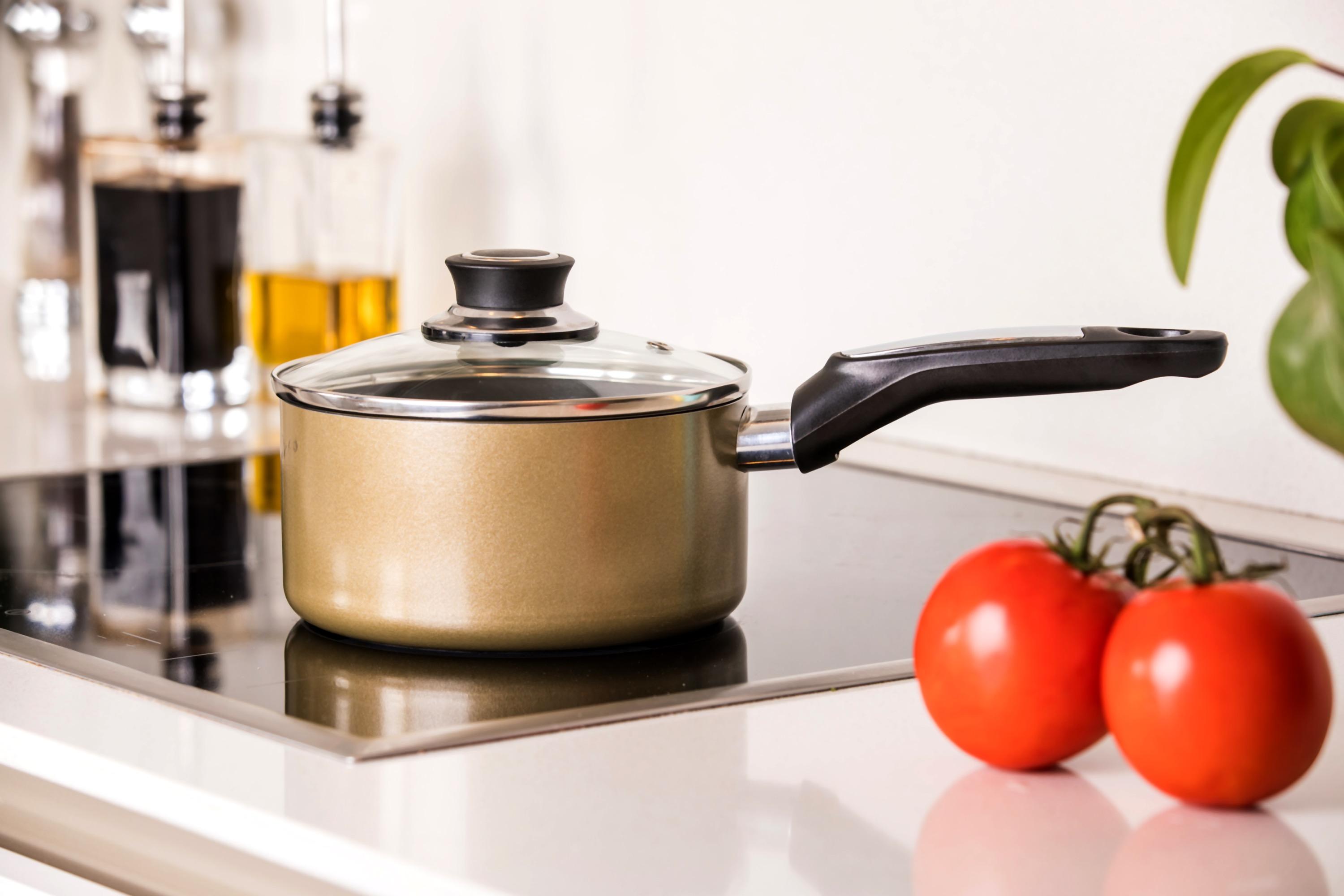 Aluminium Non-Stick Saucepan with Lid - 18 cms-household-kitchen-cookware-potsandpans-image-9