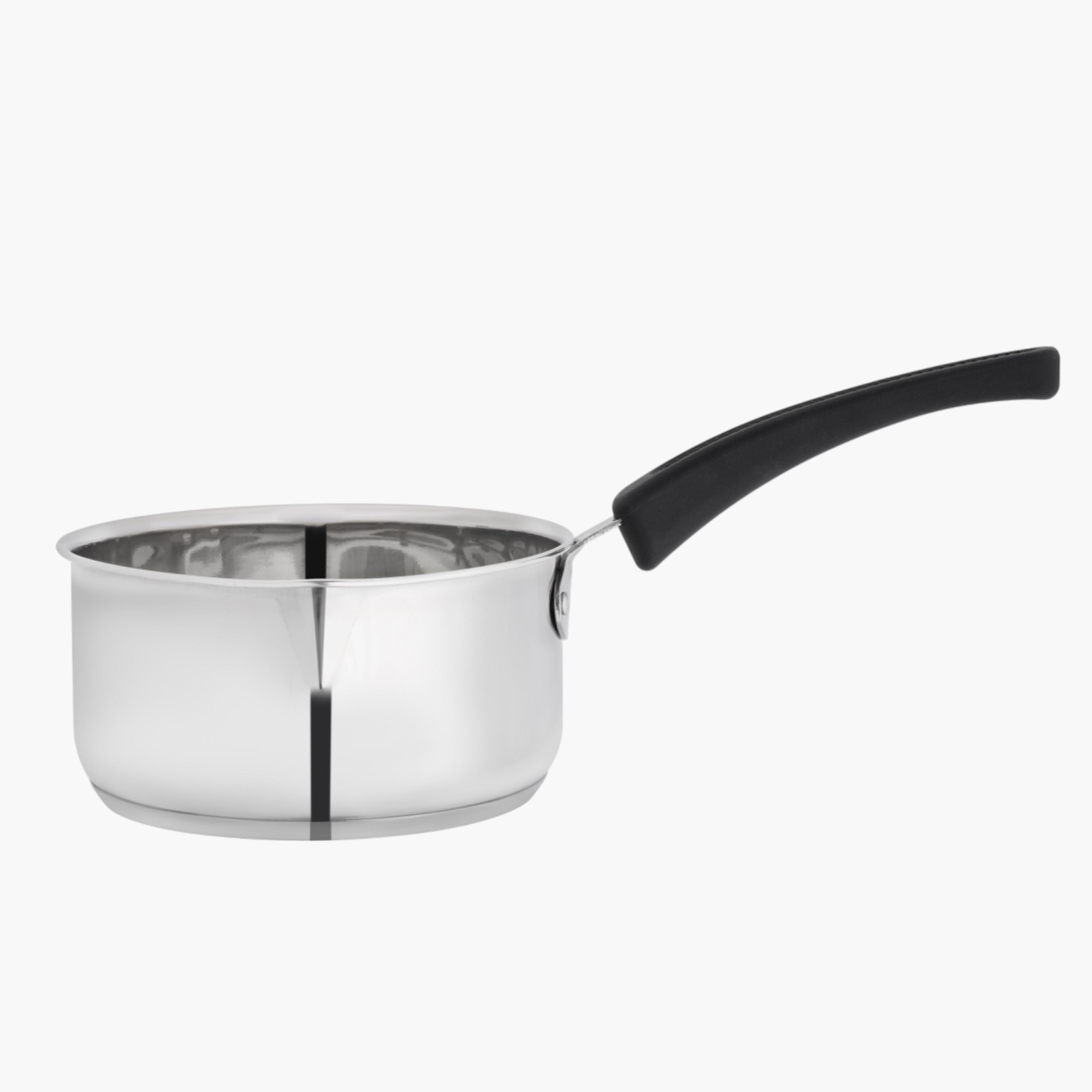 Stainless Steel Induction Base Saucepan - 14 cms-household-kitchen-cookware-potsandpans-image-3