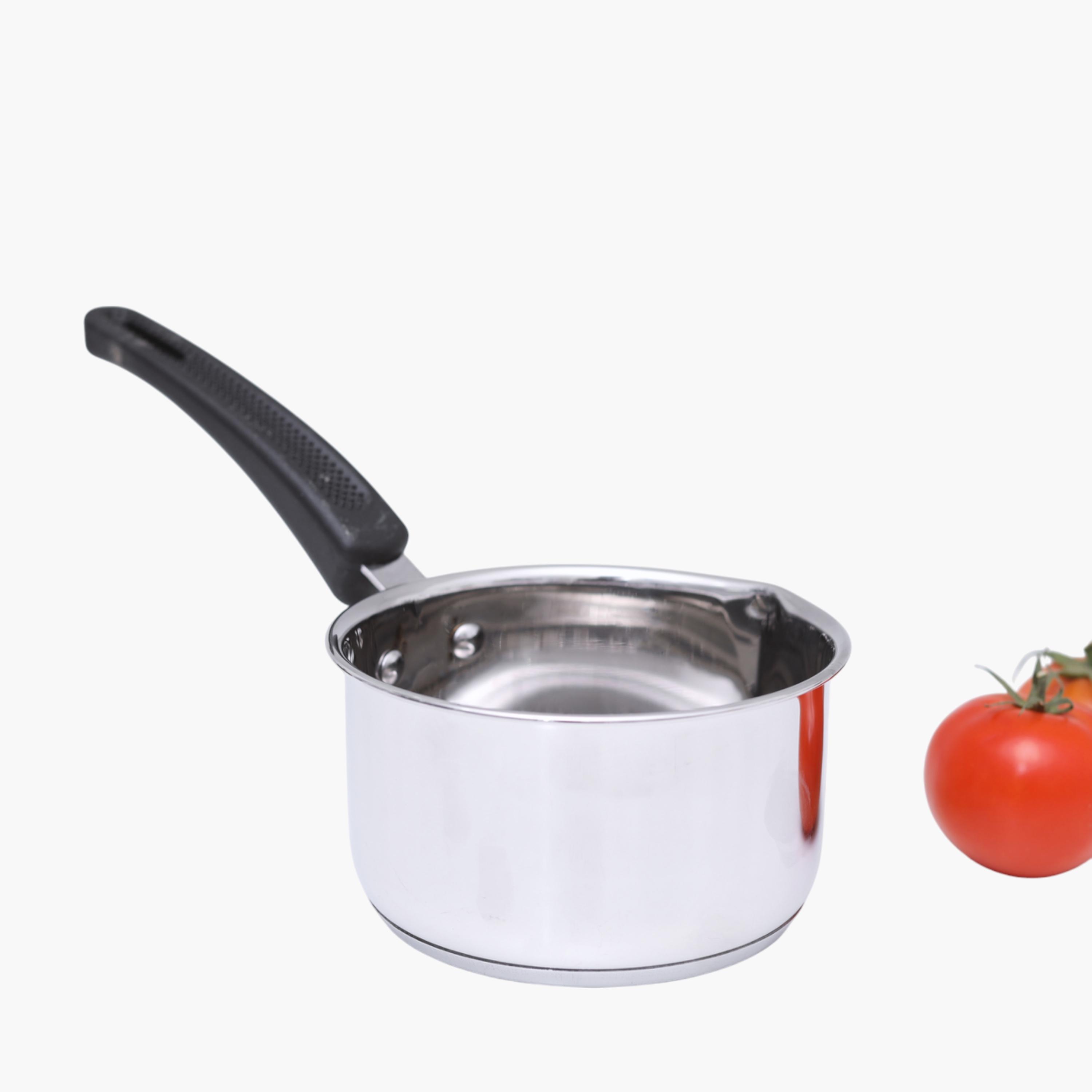 Stainless Steel Induction Base Saucepan - 14 cms-household-kitchen-cookware-potsandpans-image-5