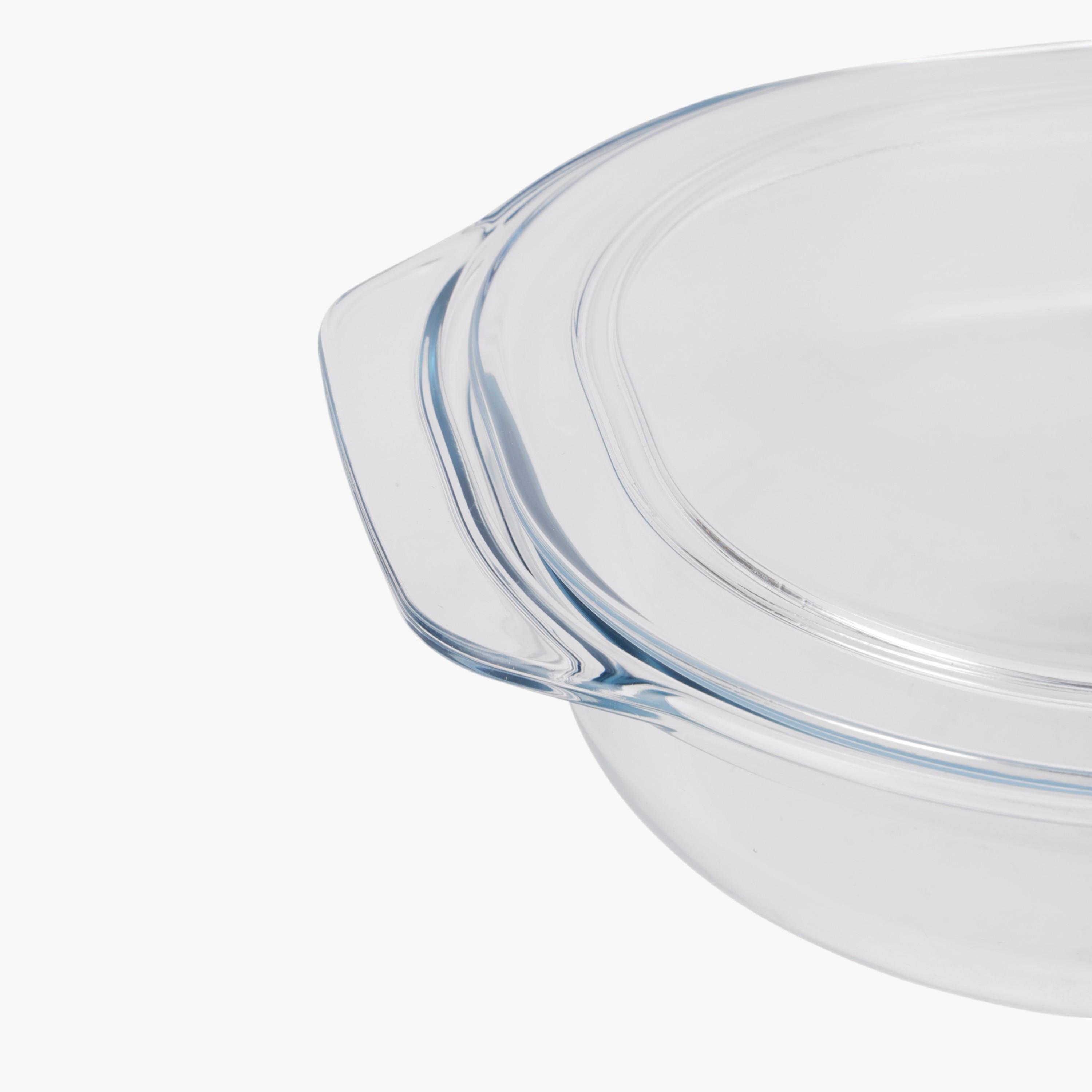 صحن خبز زجاج مع غطاء من رويال فورد - 3 لتر-household-kitchen-bakeware-bakingdishes-image-4