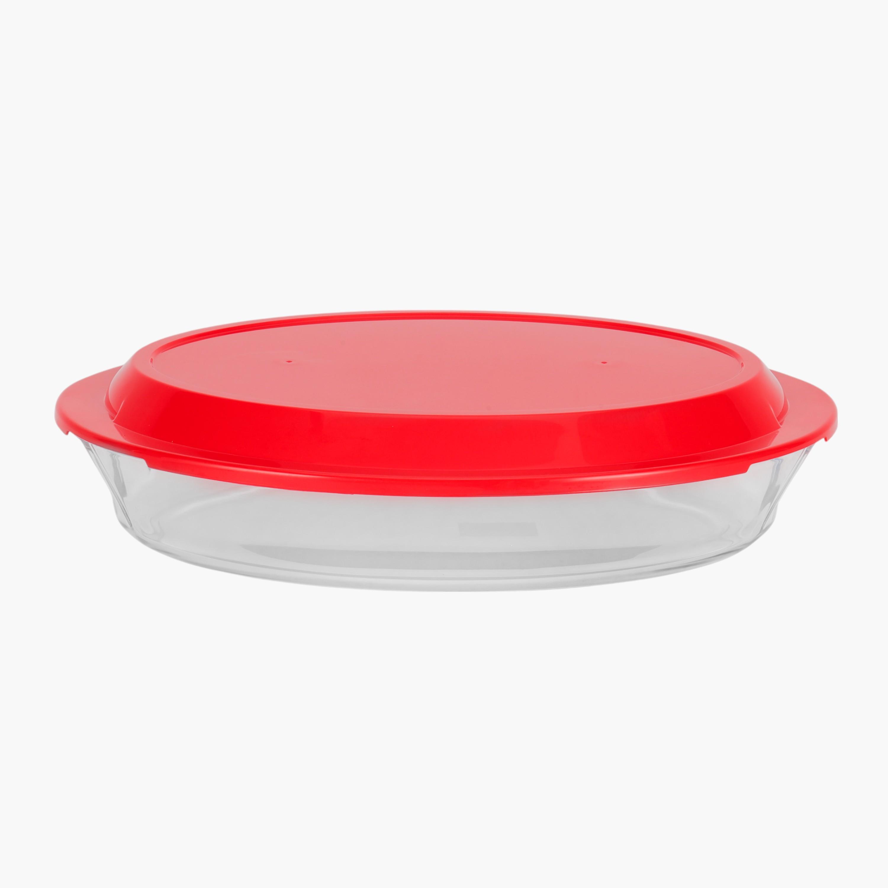 Glass Baking Dish with Lid - 3.5 L-household-kitchen-bakeware-bakingdishes-image-1