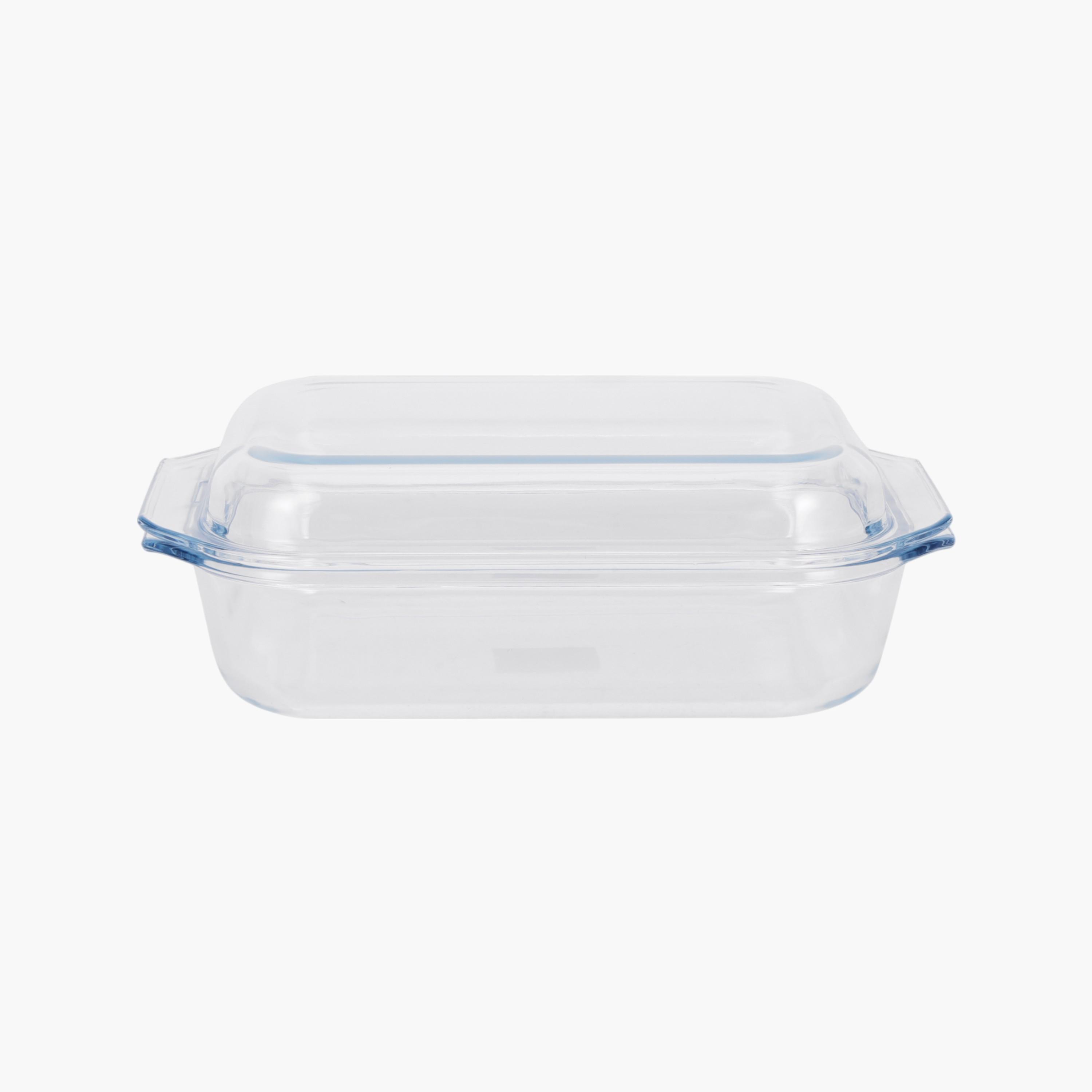 صحن خبز زجاجي بغطاء من رويال فورد - 2.1 لتر-household-kitchen-bakeware-bakingdishes-image-1
