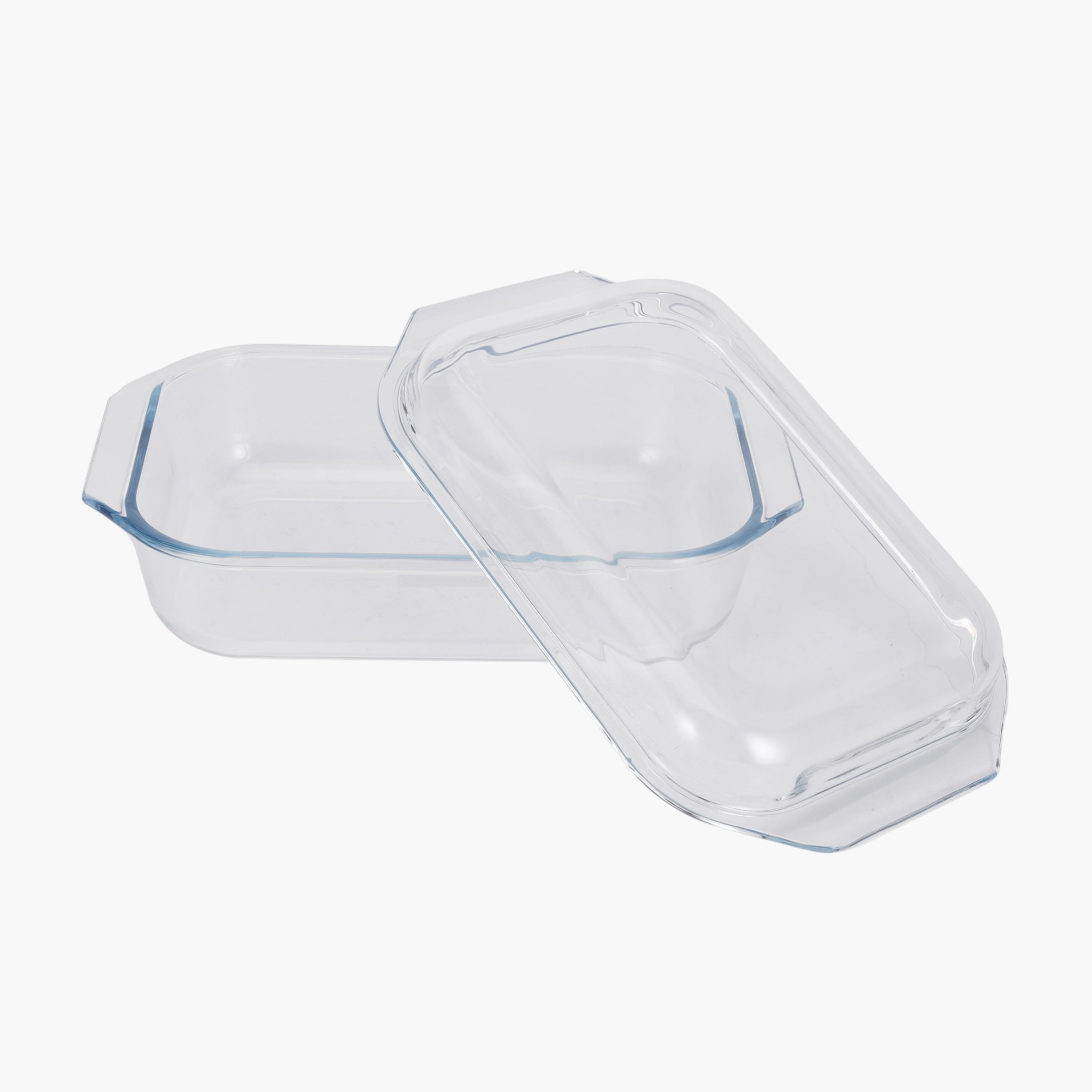صحن خبز زجاجي بغطاء من رويال فورد - 2.1 لتر-household-kitchen-bakeware-bakingdishes-image-3