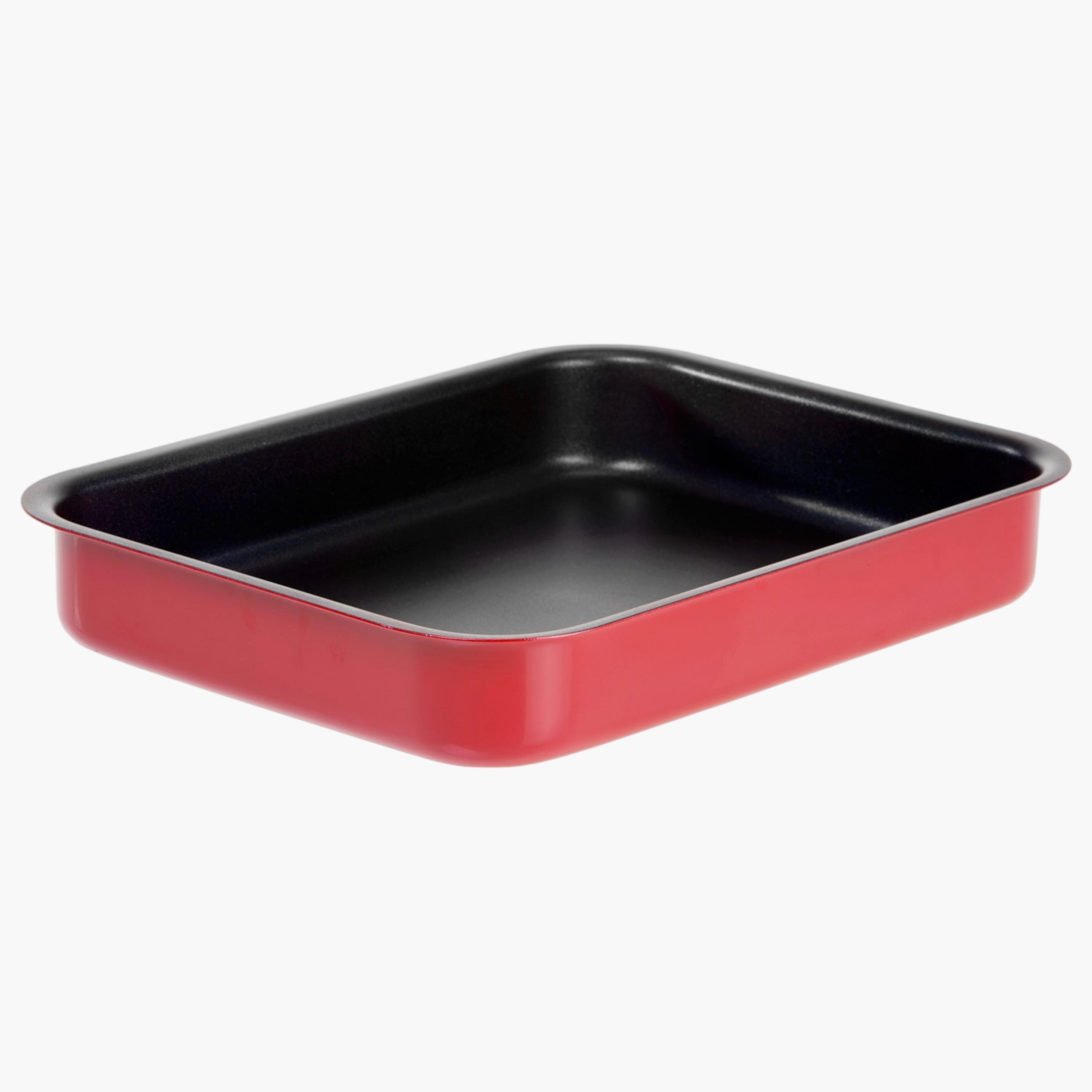 Non-Stick Square Baking Tray - 32 cms-household-kitchen-bakeware-bakingdishes-image-1