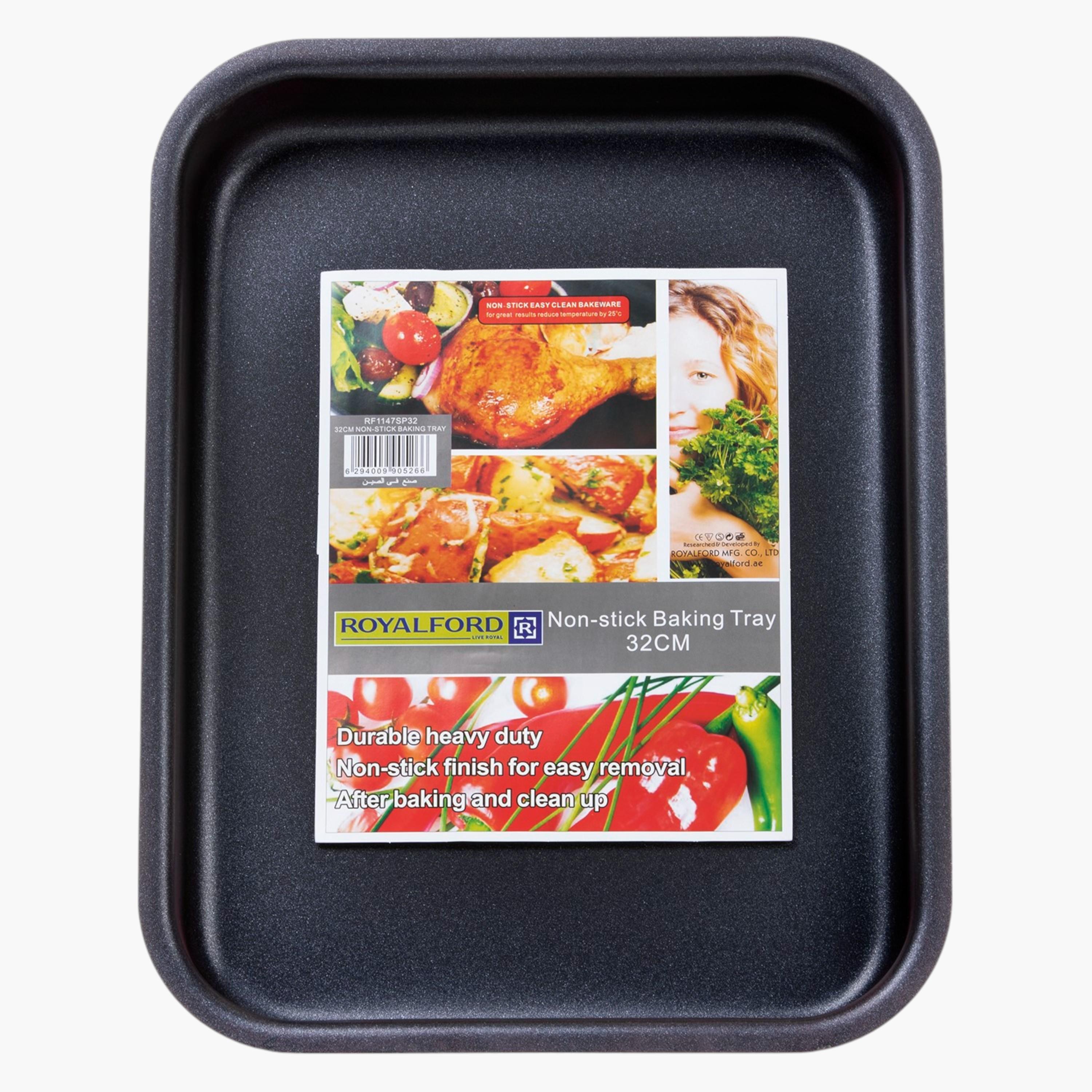 Non-Stick Square Baking Tray - 32 cms-household-kitchen-bakeware-bakingdishes-image-9