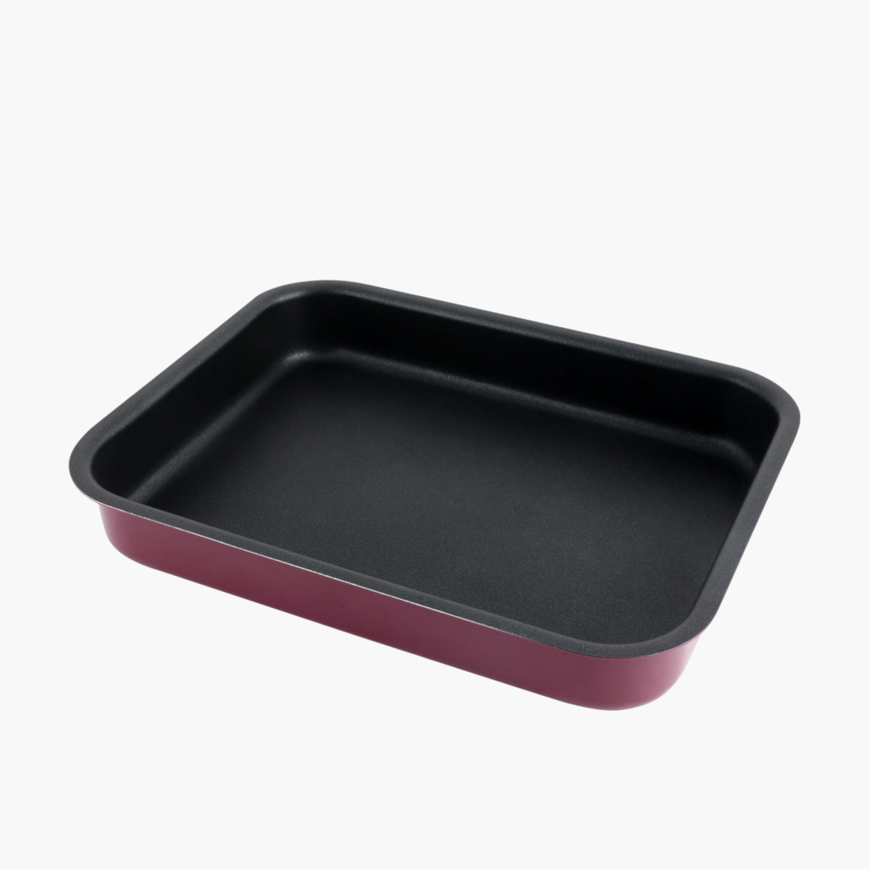Non-Stick Square Baking Tray - 32 cms-household-kitchen-bakeware-bakingdishes-image-5